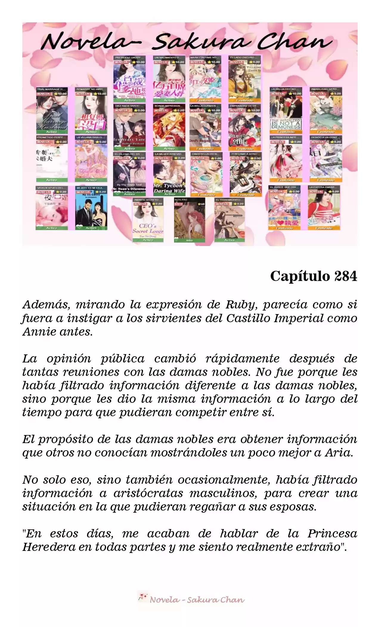 La Villana Gira El Reloj De Arena (Novela) - Capítulo 284 - Página 2 - LectorTMOo