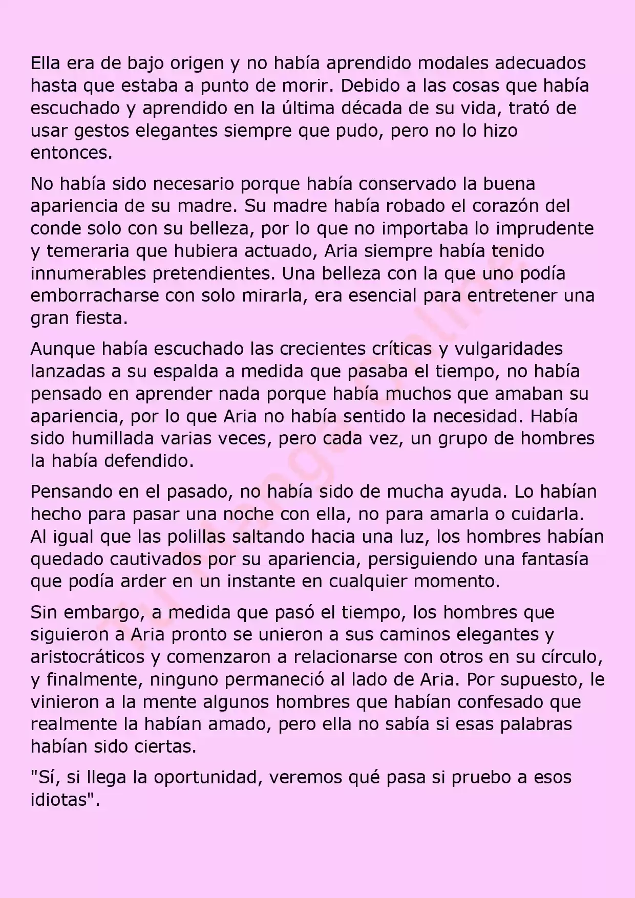 La Villana Gira El Reloj De Arena (Novela) - Capítulo 3 - Página 6 - LectorTMOo
