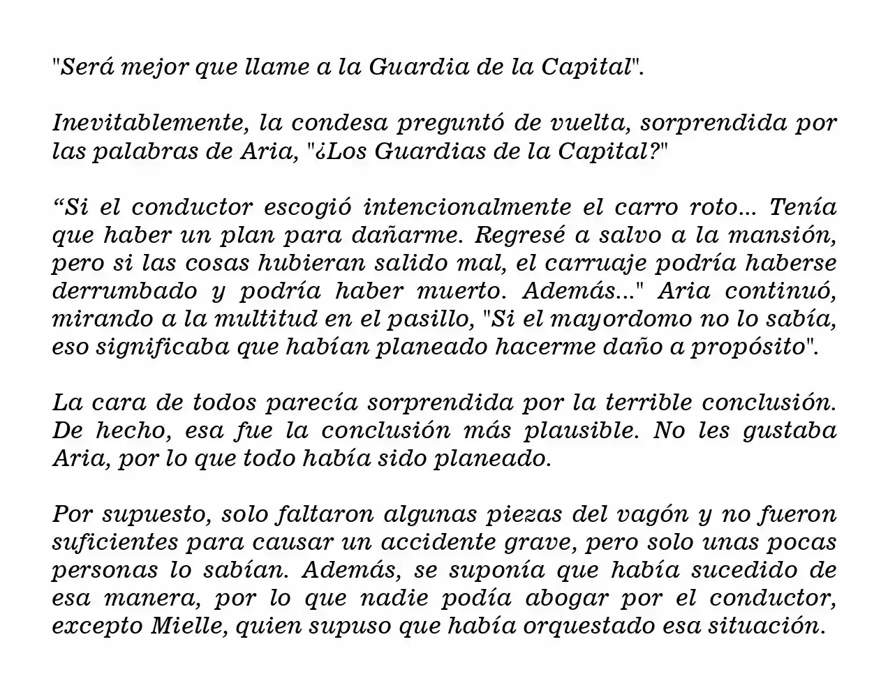 La Villana Gira El Reloj De Arena (Novela) - Capítulo 37 - Página 6 - LectorTMOo