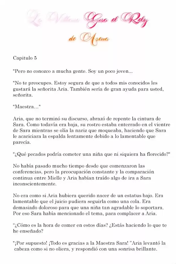 La Villana Gira El Reloj De Arena (Novela) - Capítulo 5 - Página 3 - LectorTMOo