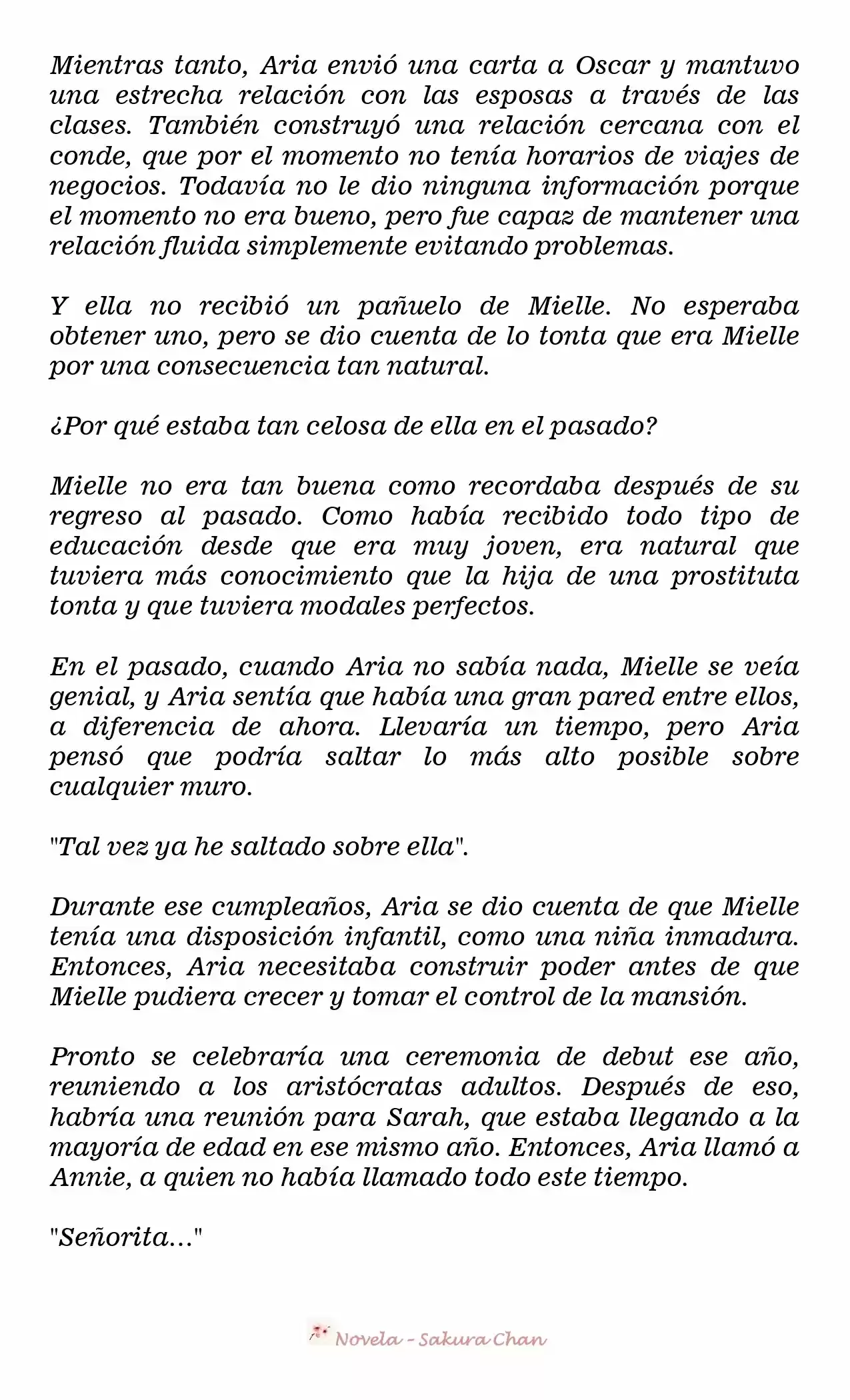 La Villana Gira El Reloj De Arena (Novela) - Capítulo 59 - Página 6 - LectorTMOo