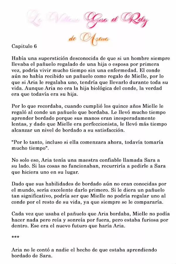 La Villana Gira El Reloj De Arena (Novela) - Capítulo 6 - Página 3 - LectorTMOo