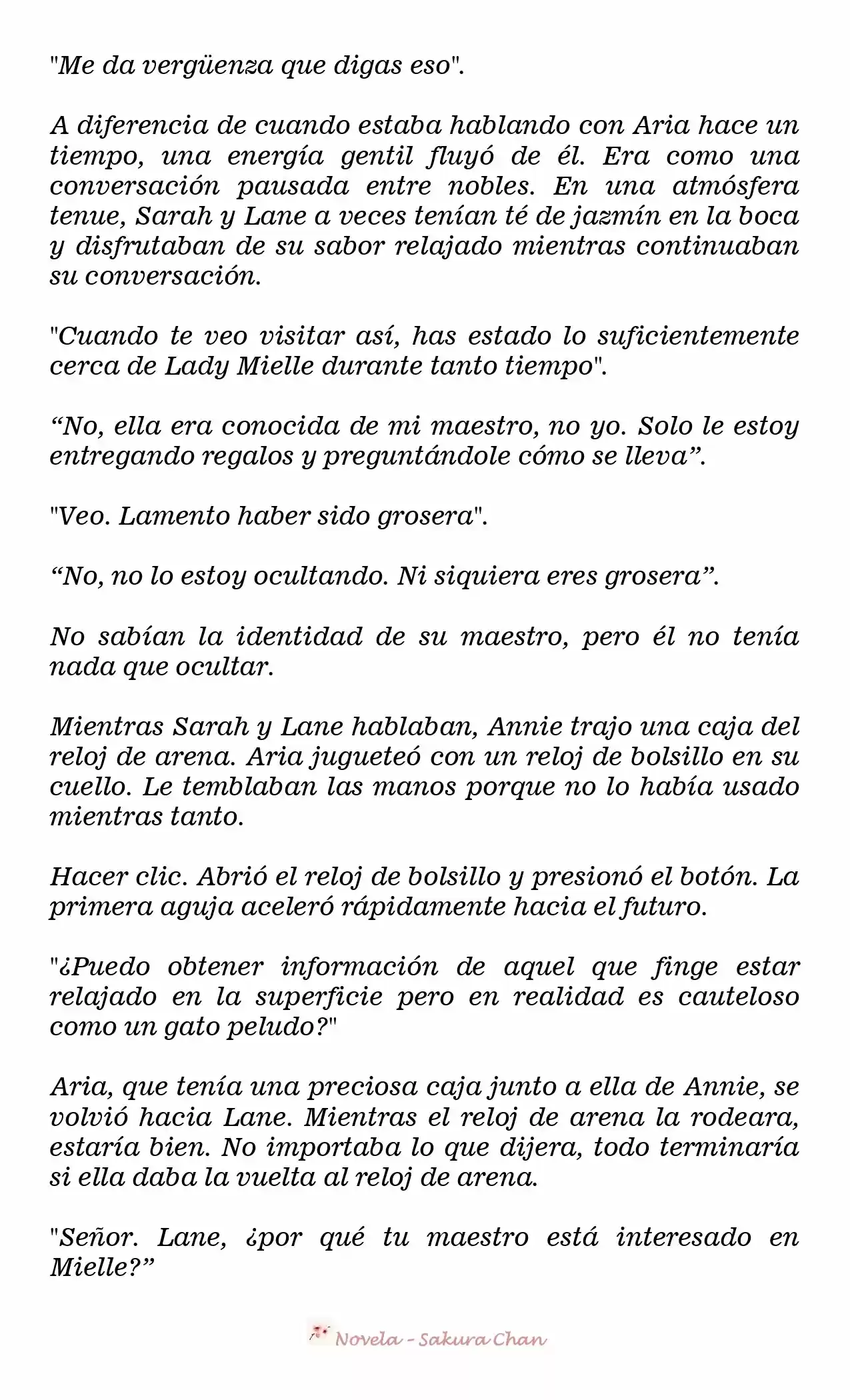 La Villana Gira El Reloj De Arena (Novela) - Capítulo 64 - Página 4 - LectorTMOo