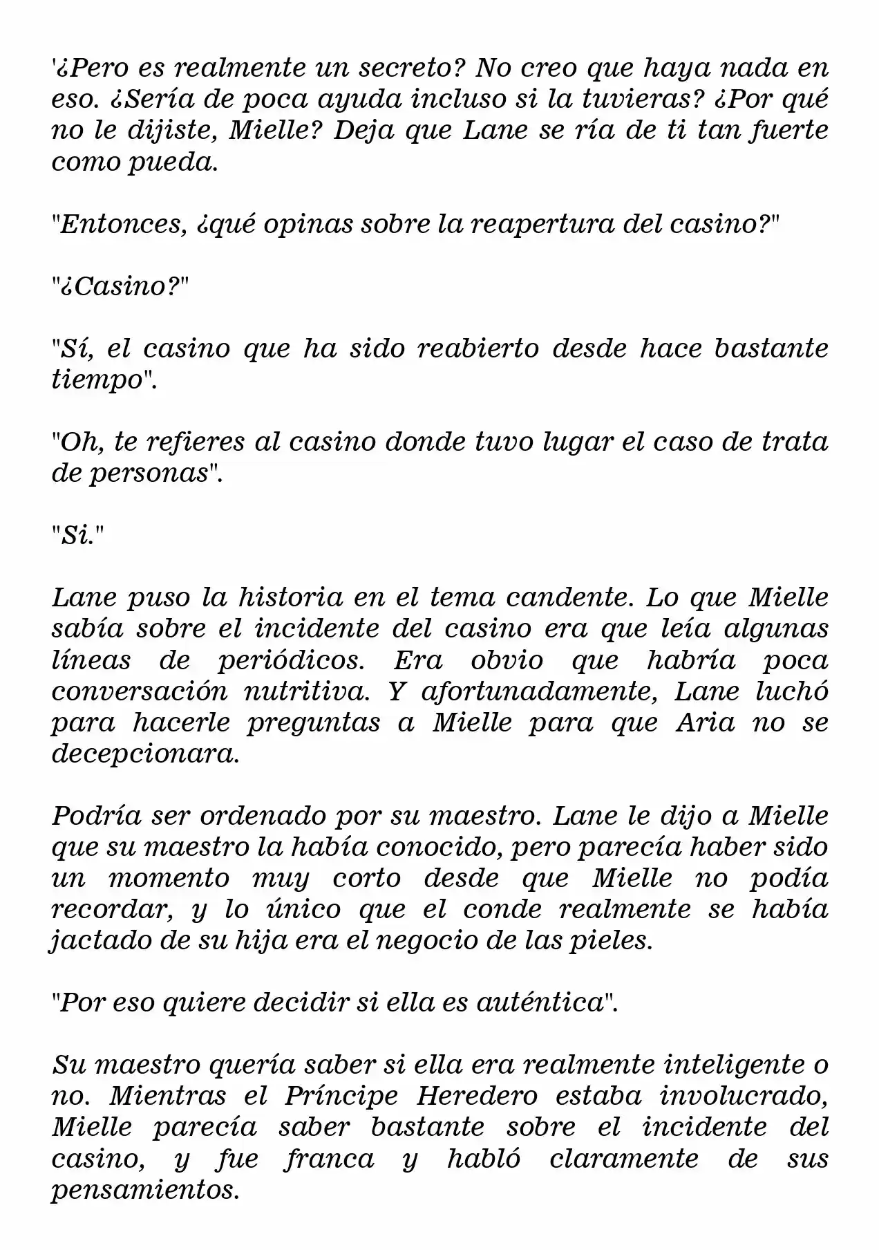 La Villana Gira El Reloj De Arena (Novela) - Capítulo 65 - Página 6 - LectorTMOo