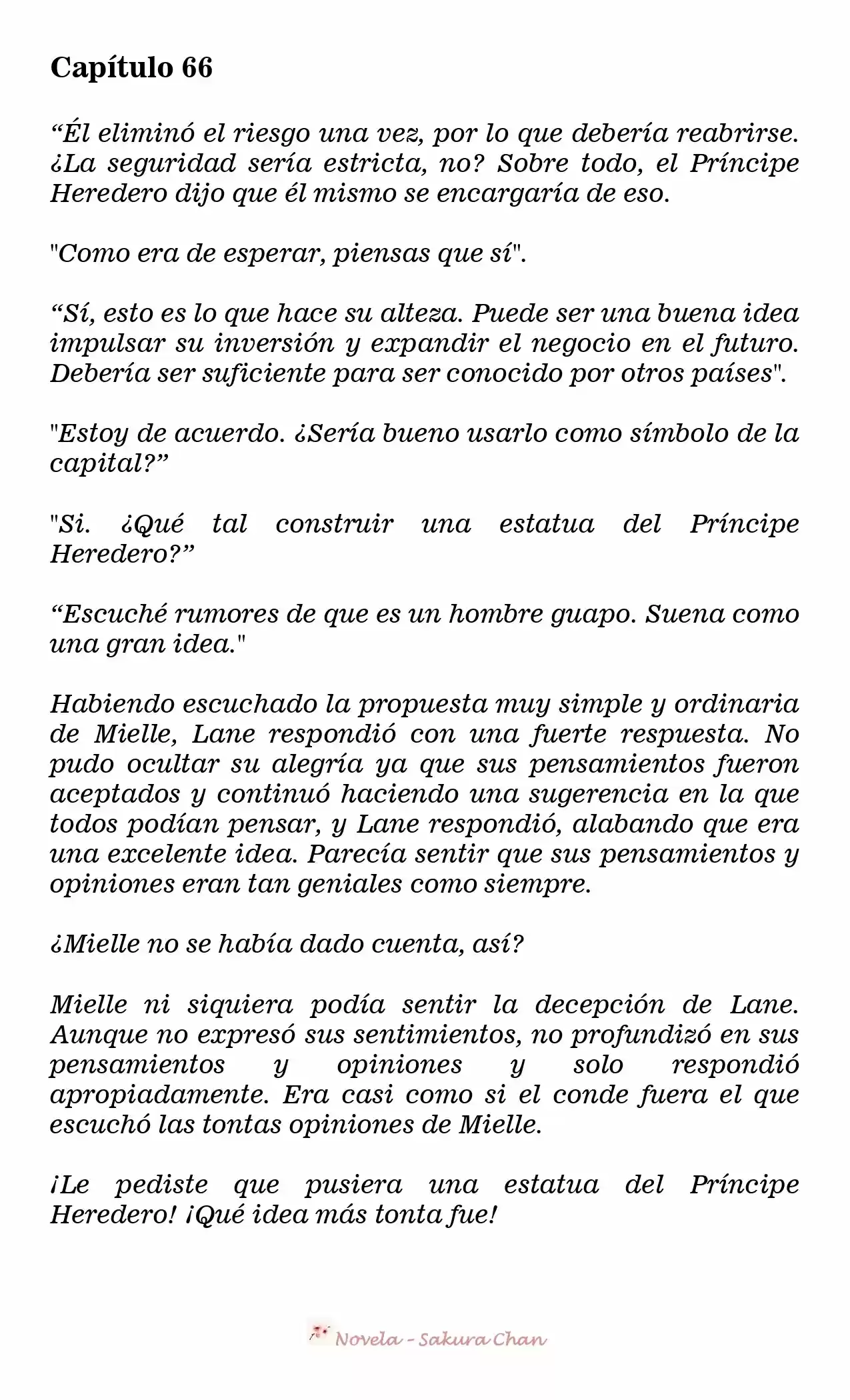 La Villana Gira El Reloj De Arena (Novela) - Capítulo 66 - Página 1 - LectorTMOo