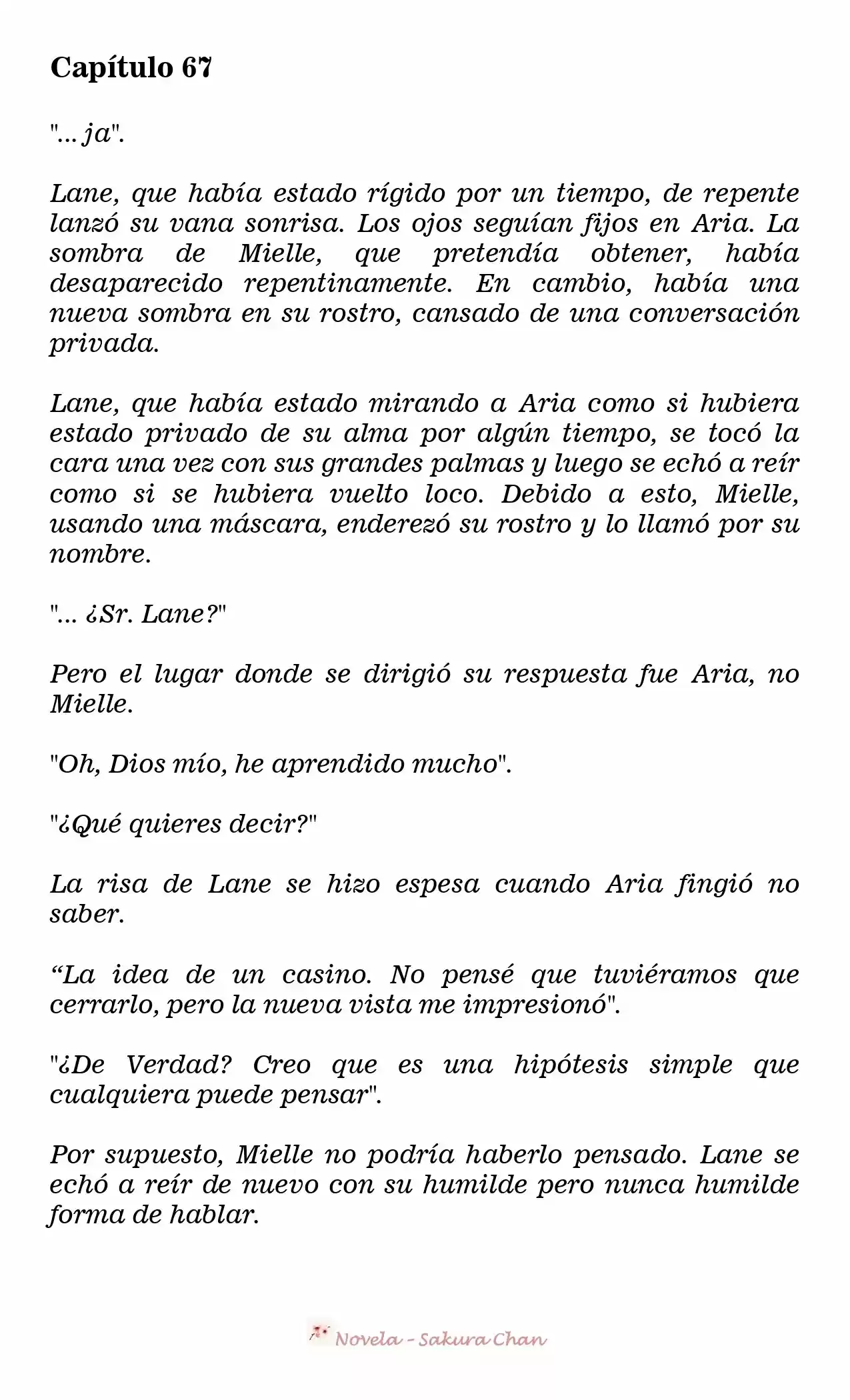 La Villana Gira El Reloj De Arena (Novela) - Capítulo 67 - Página 1 - LectorTMOo