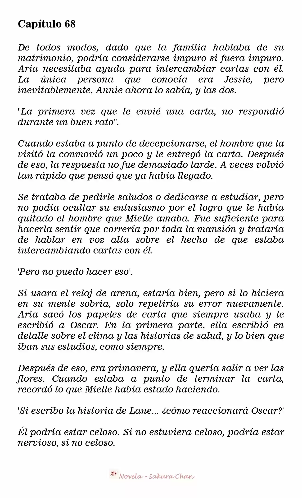 La Villana Gira El Reloj De Arena (Novela) - Capítulo 68 - Página 1 - LectorTMOo