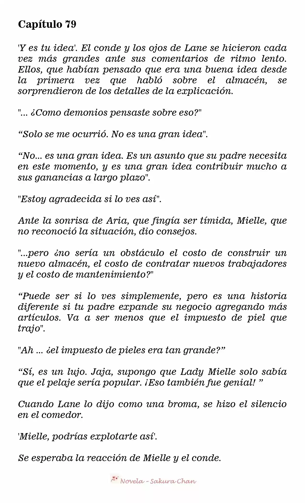 La Villana Gira El Reloj De Arena (Novela) - Capítulo 79 - Página 1 - LectorTMOo