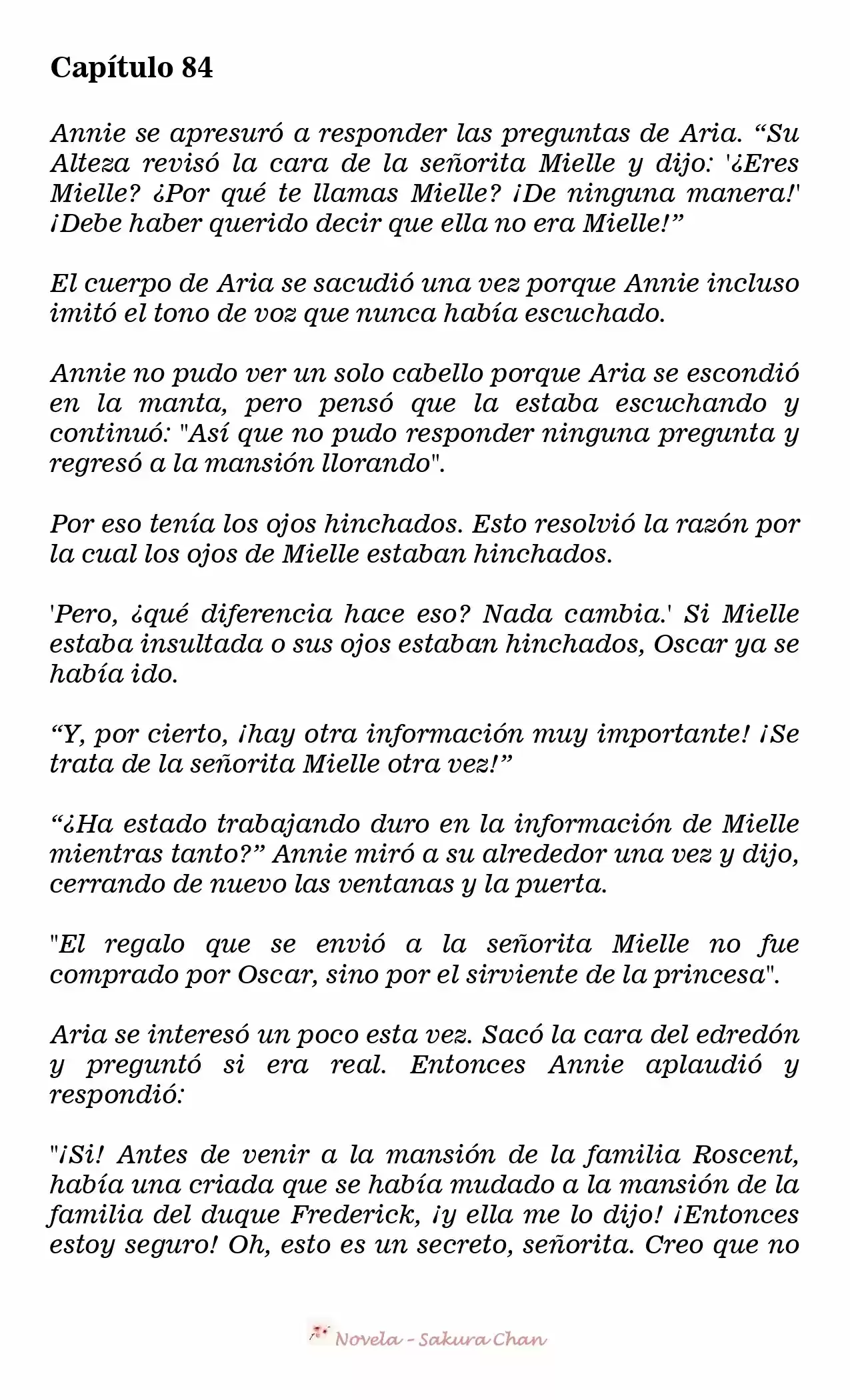 La Villana Gira El Reloj De Arena (Novela) - Capítulo 84 - Página 1 - LectorTMOo