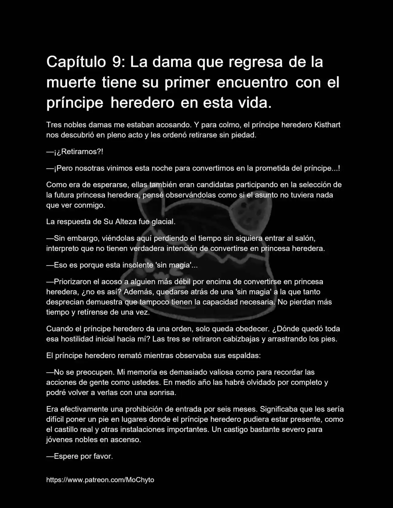 La Villana Que Regresa De La Muerte Tras Redimirse Y Apartarse El Príncipe Heredero La Acorrala (Novela) - Capítulo 9 - Página 2 - LectorTMOo