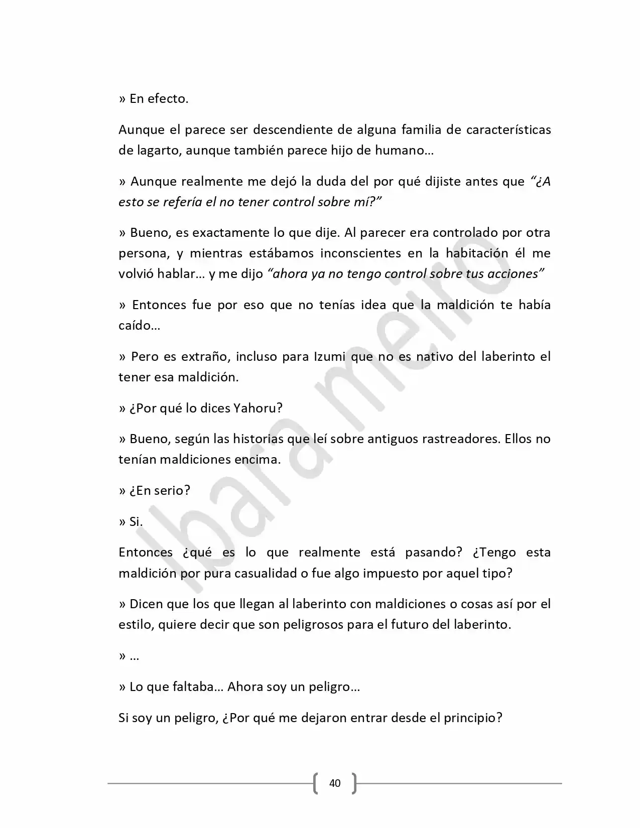 Laberinto De Espinas (Novela) - Capítulo 8 - Página 1 - LectorTMOo