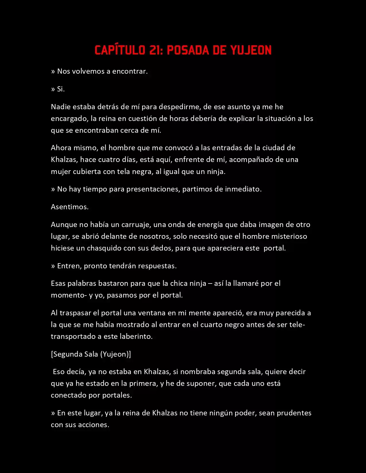 Laberinto De Espinas (OSC) (Novela) - Capítulo 21 - Página 2 - LectorTMOo
