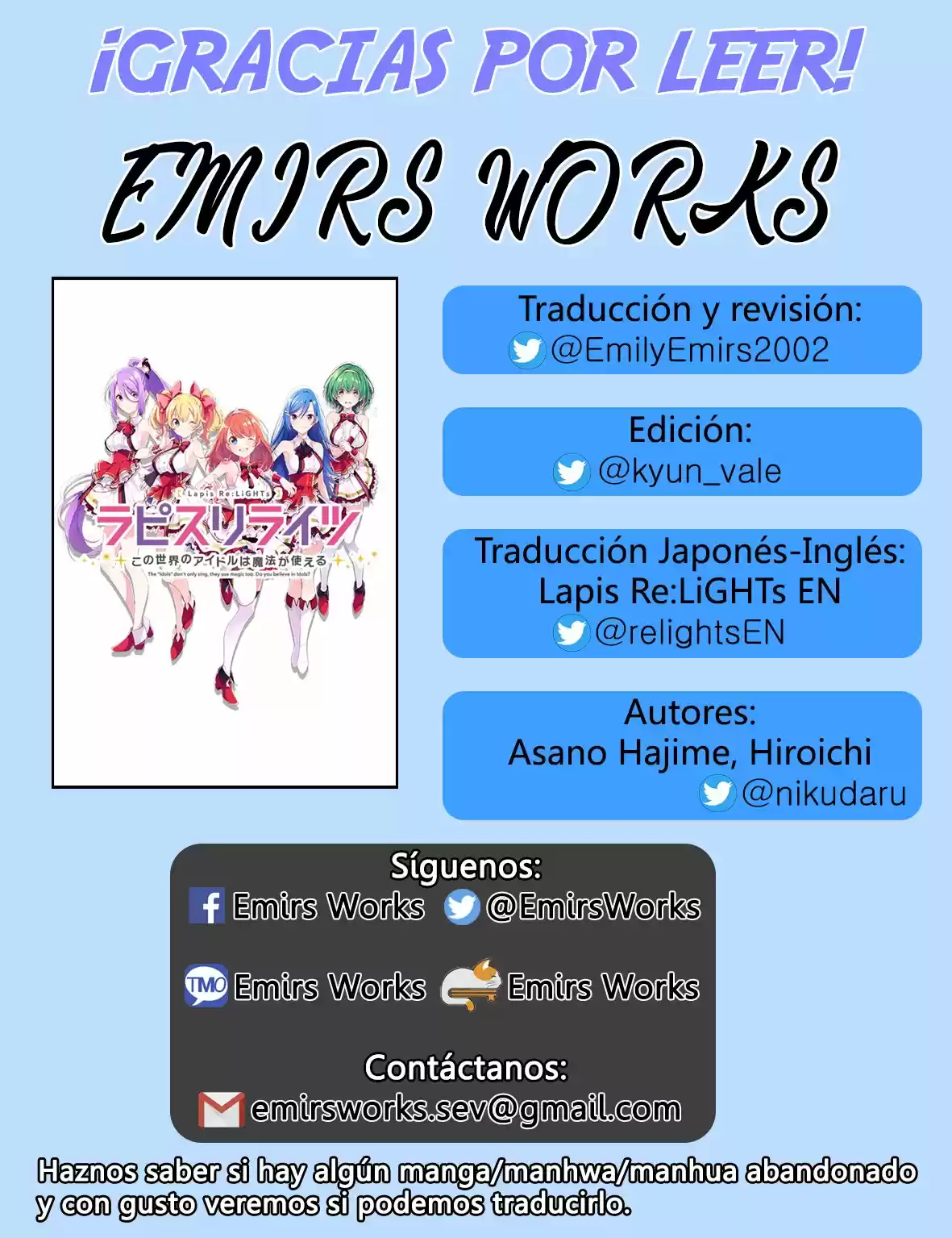 Lapis Re:LiGHTs - Capítulo 2 - Página 5 - LectorTMOo