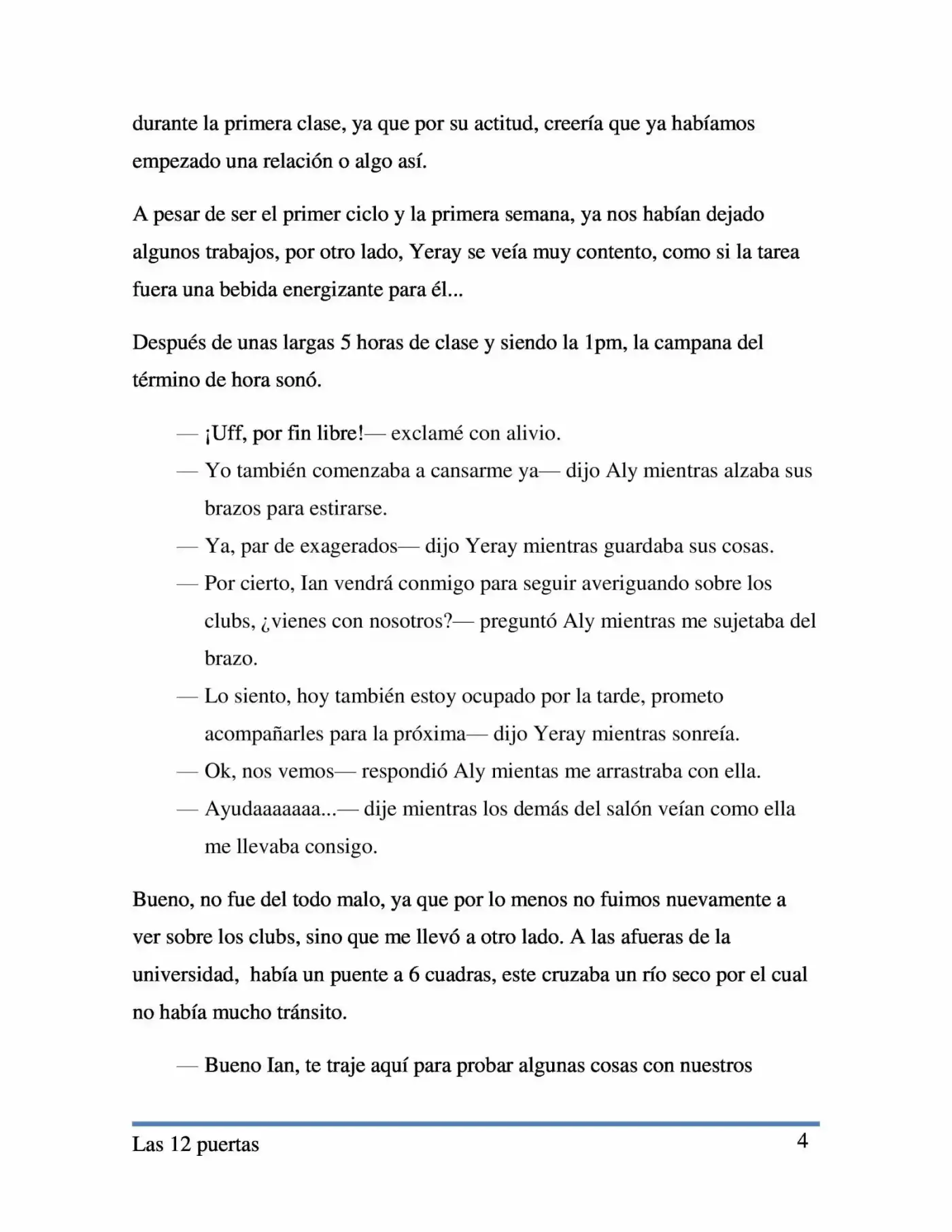 Las 12 Puertas. (Novela) capítulo 2 página 4