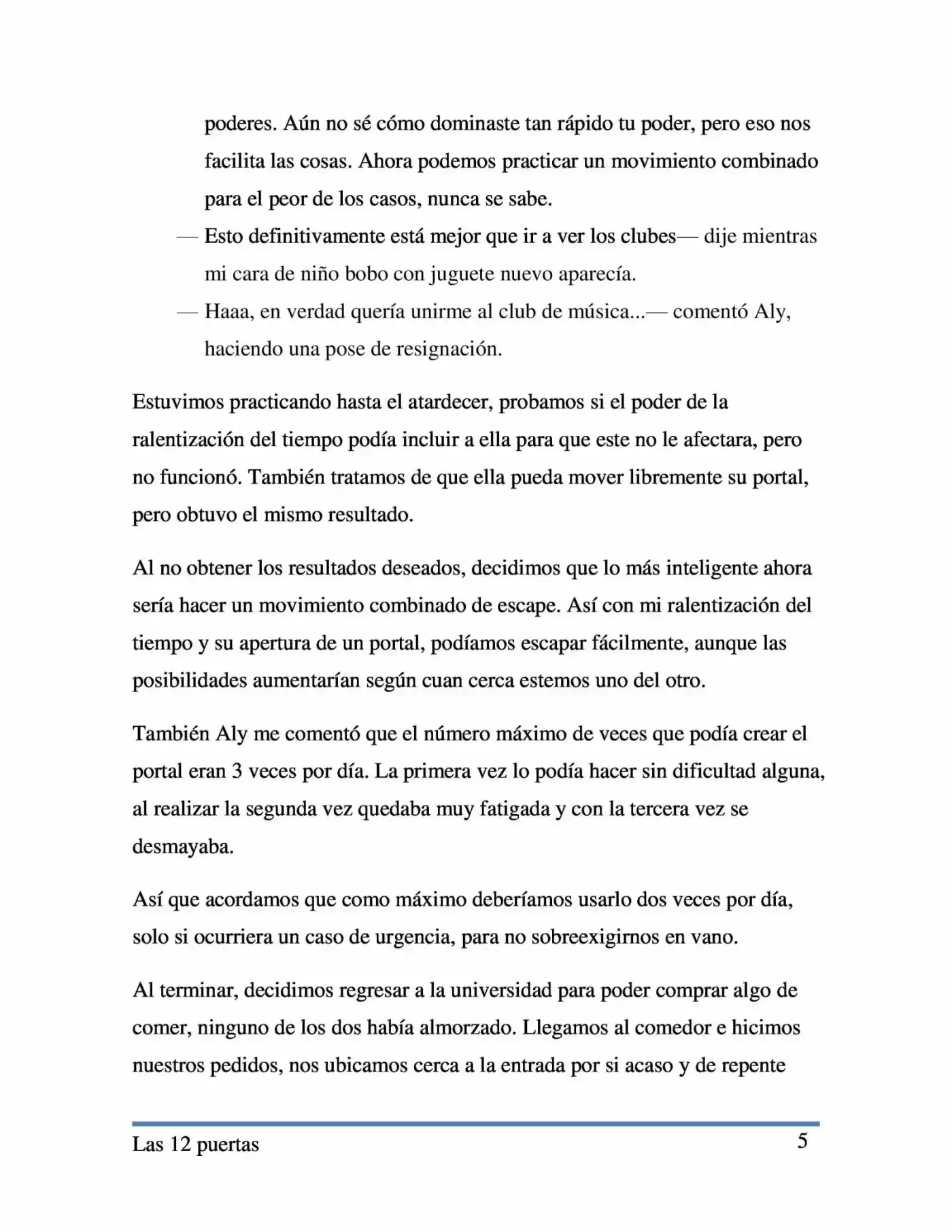 Las 12 Puertas. (Novela) capítulo 2 página 5