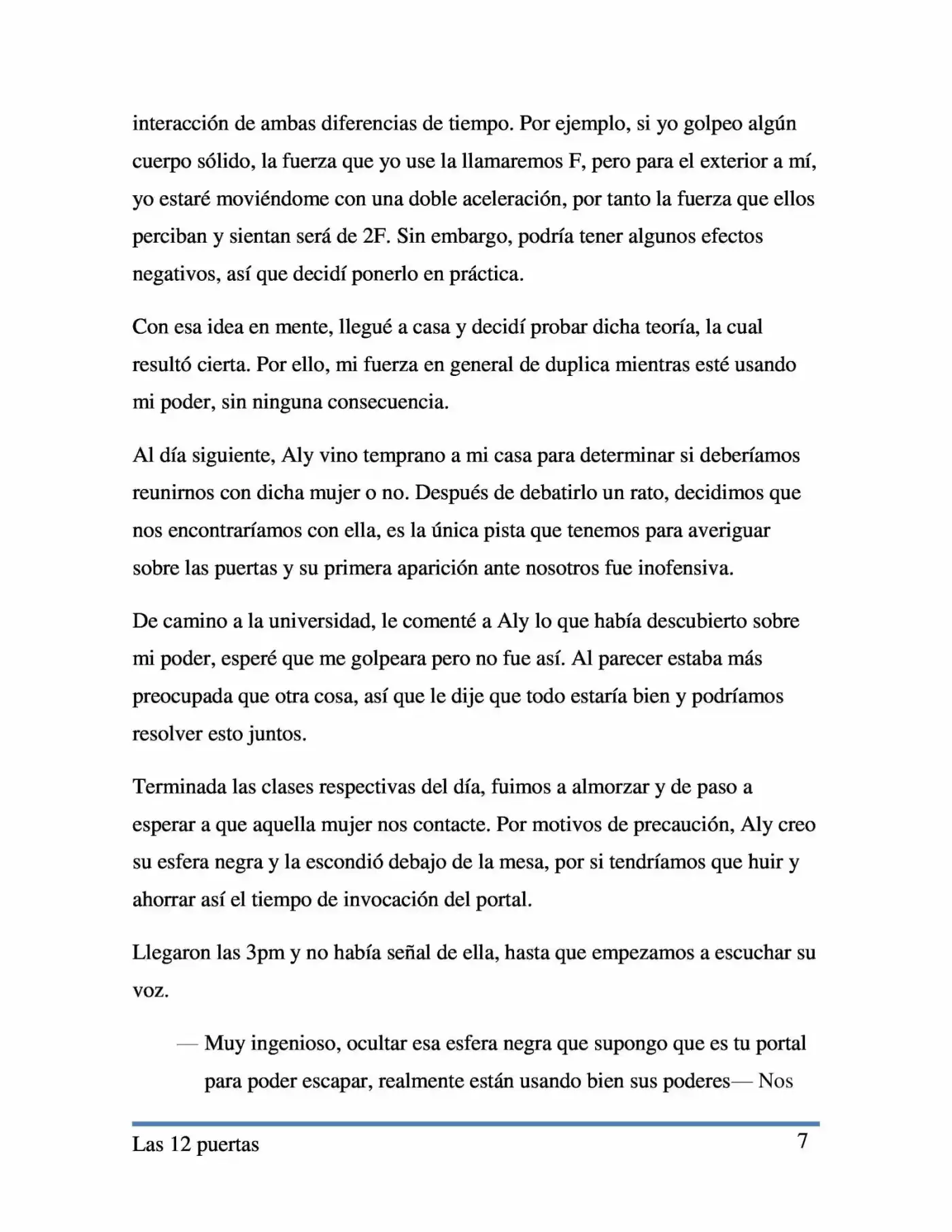 Las 12 Puertas. (Novela) capítulo 2 página 7