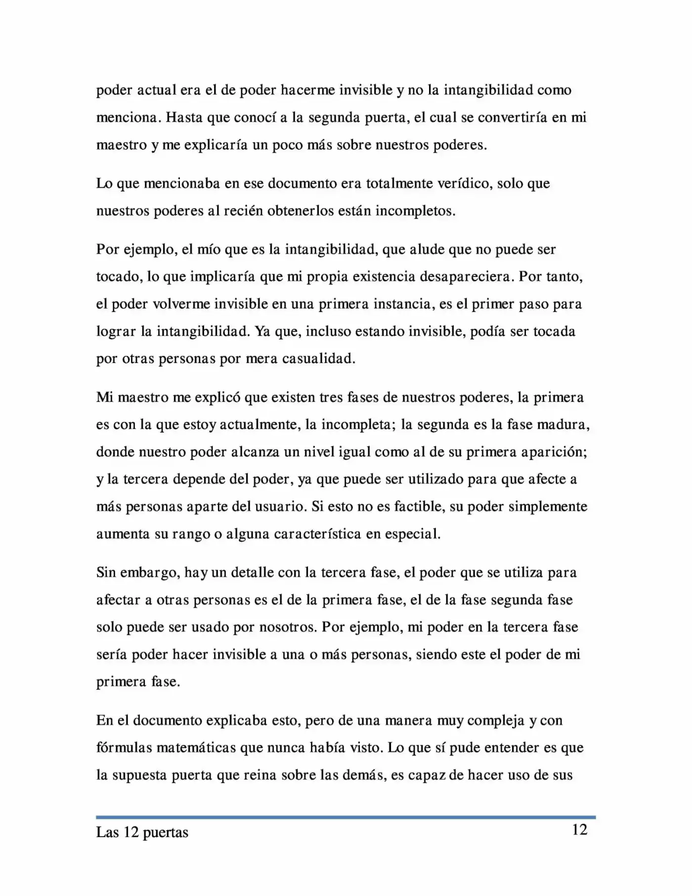 Las 12 Puertas. (Novela) capítulo 2 página 12
