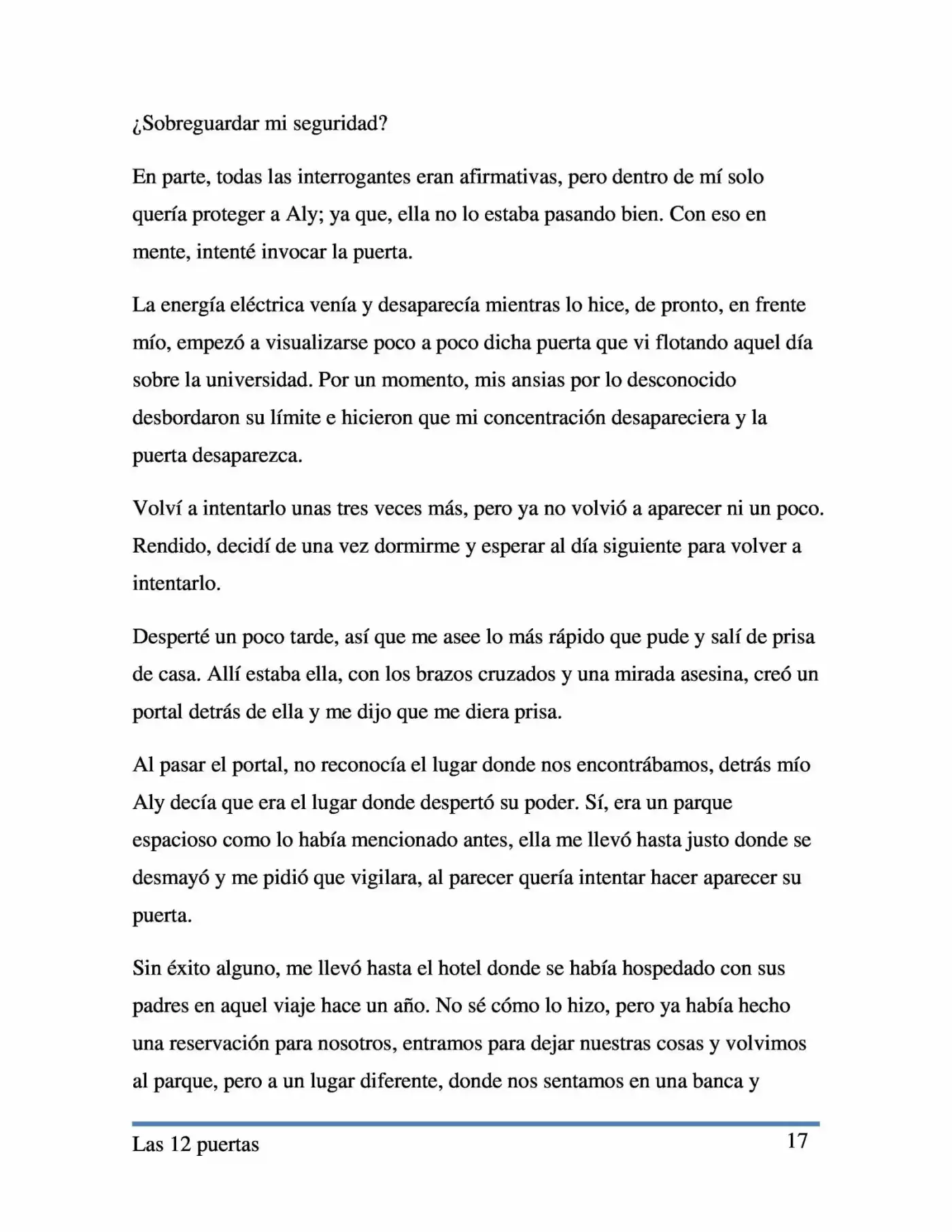 Las 12 Puertas. (Novela) capítulo 2 página 17