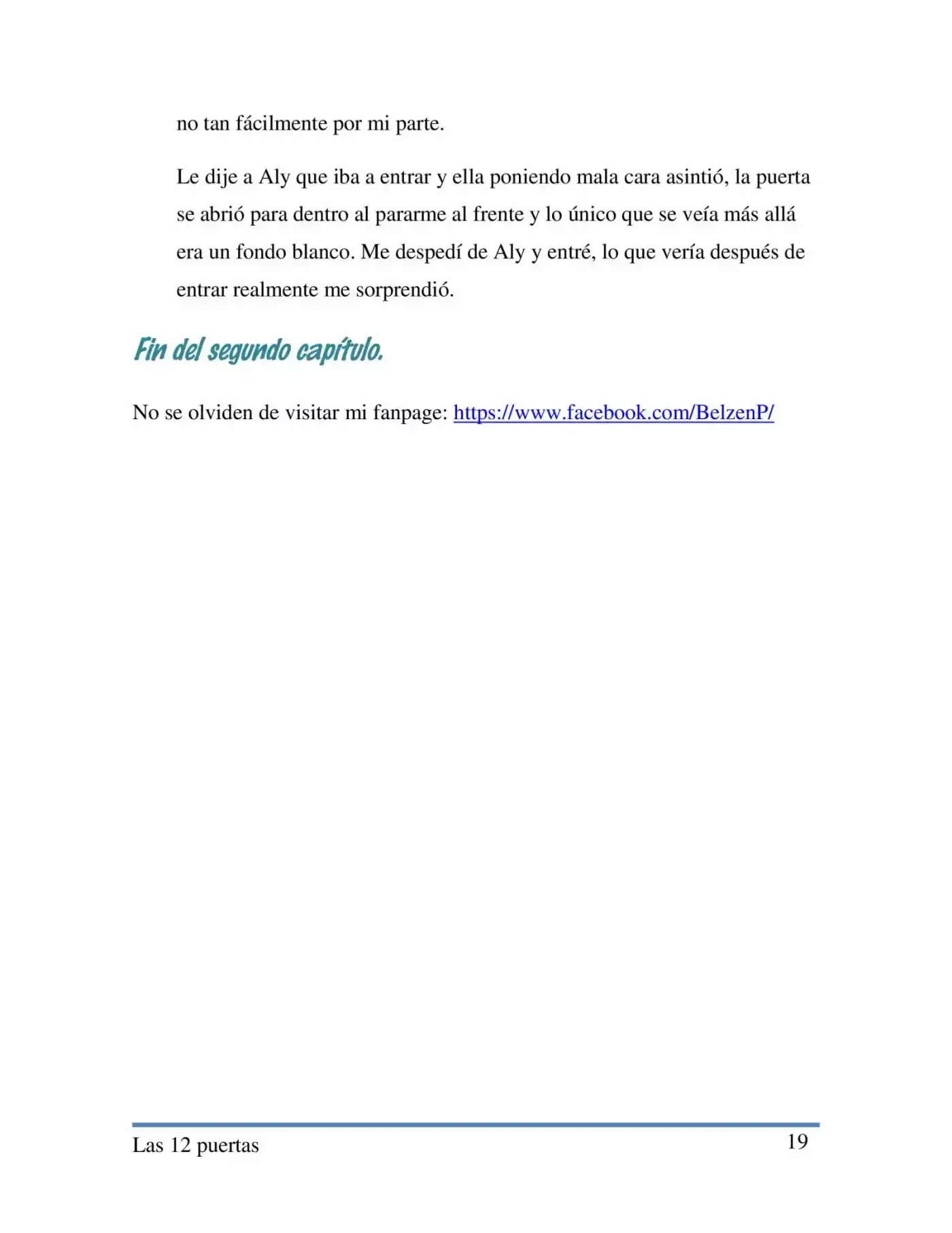Las 12 Puertas. (Novela) capítulo 2 página 19