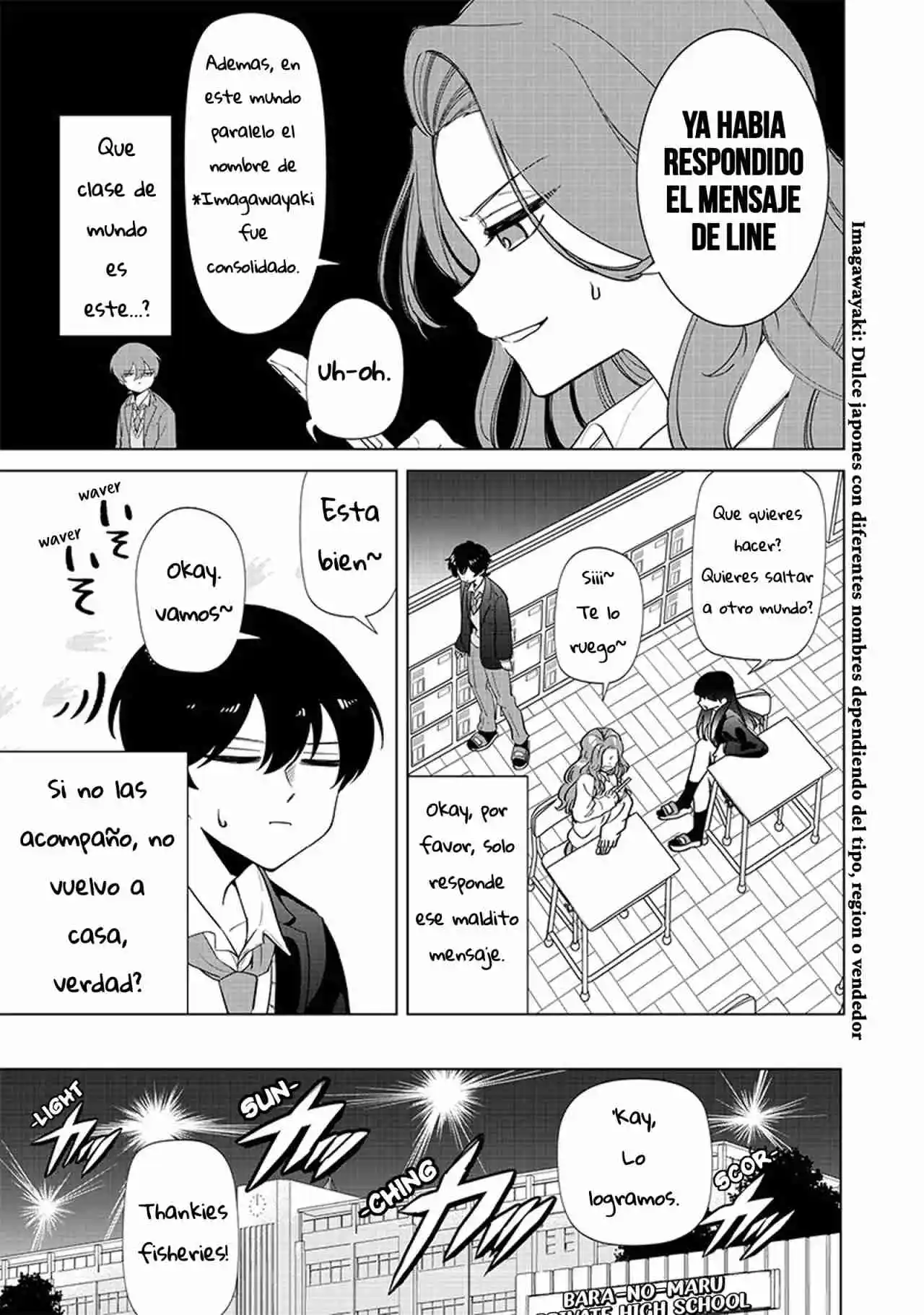 Las Chicas Que Casualmente Dicen Cosas Extrañas~: Mi Vida Diaria En Una Escuela Privada Paranormal - Capítulo 2 - Página 6 - LectorTMOo