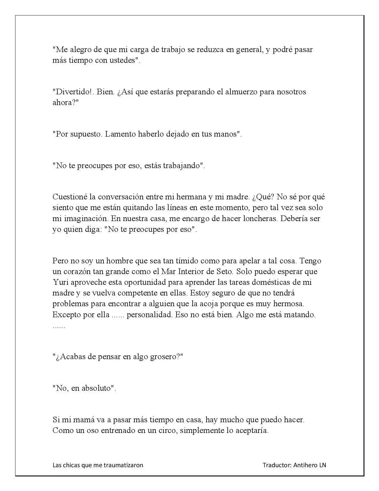 Las Chicas Que Me Traumatizaron (Novela) - Capítulo 2.20 - Página 3 - LectorTMOo