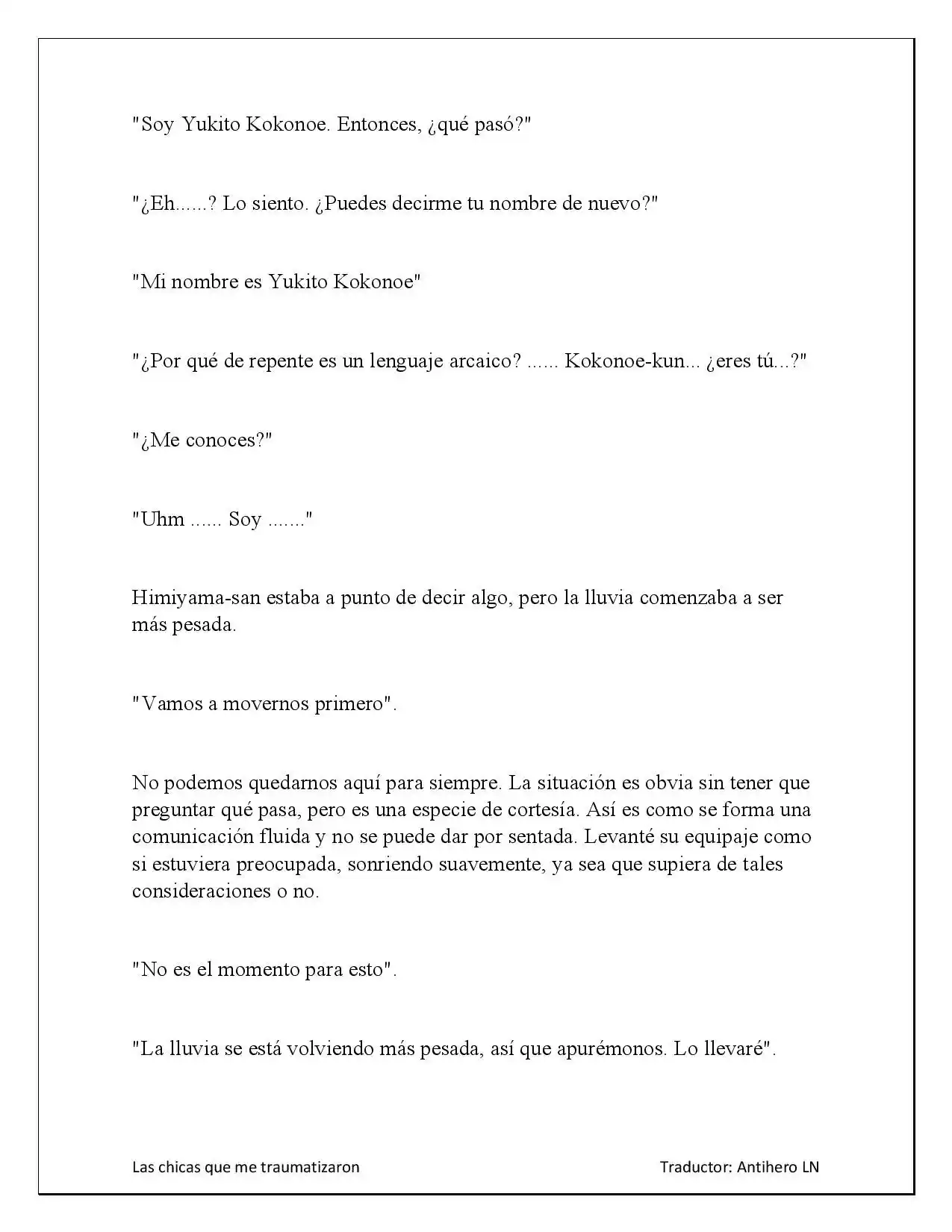 Las Chicas Que Me Traumatizaron (Novela) - Capítulo 2.20 - Página 5 - LectorTMOo