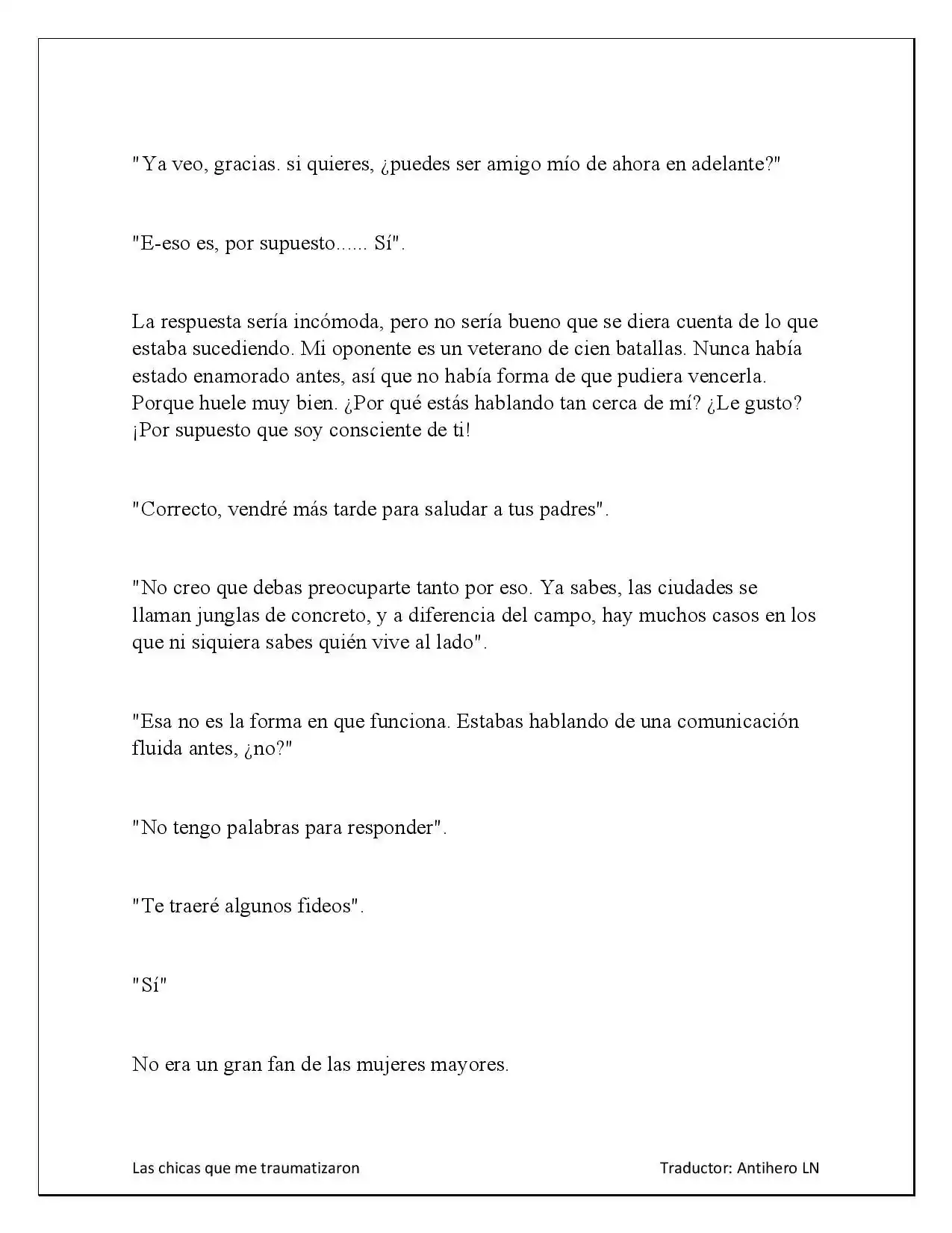 Las Chicas Que Me Traumatizaron (Novela) - Capítulo 2.20 - Página 9 - LectorTMOo