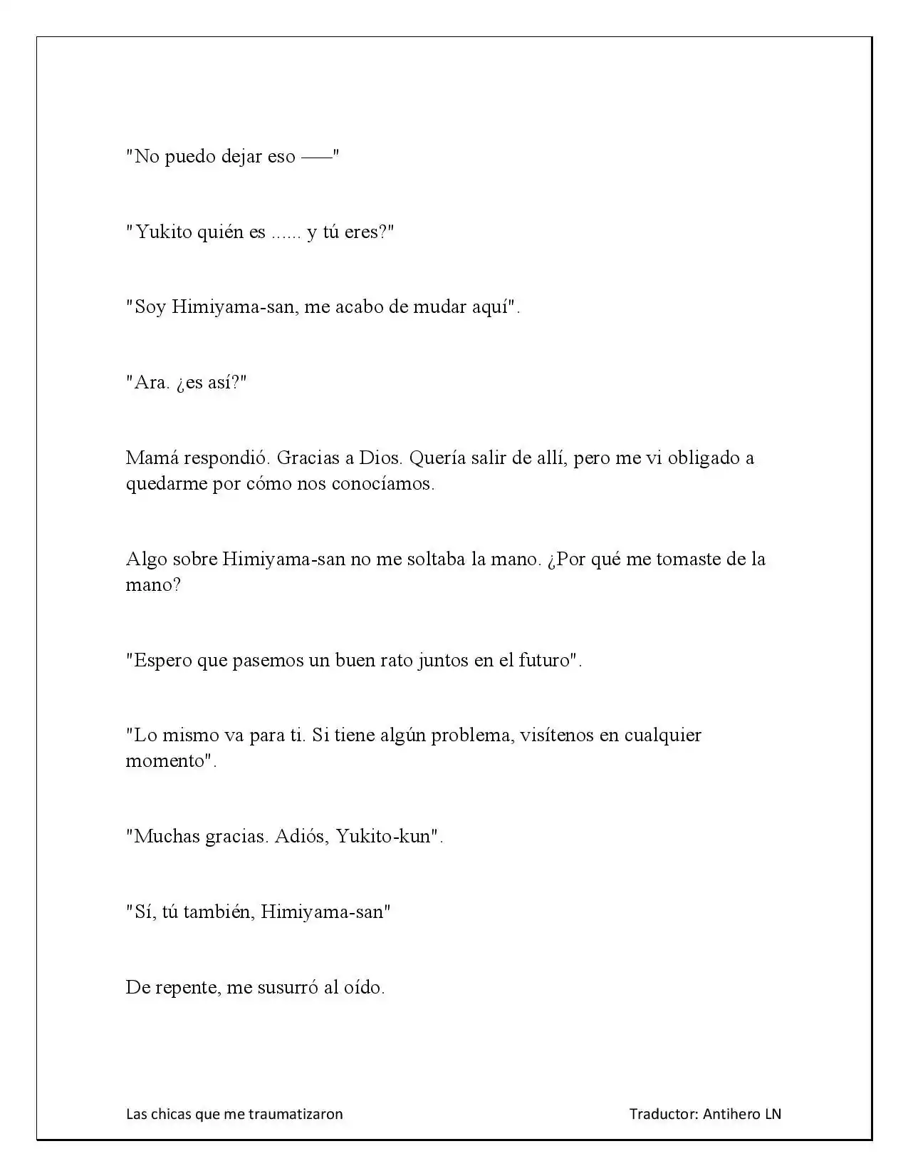 Las Chicas Que Me Traumatizaron (Novela) - Capítulo 2.20 - Página 11 - LectorTMOo
