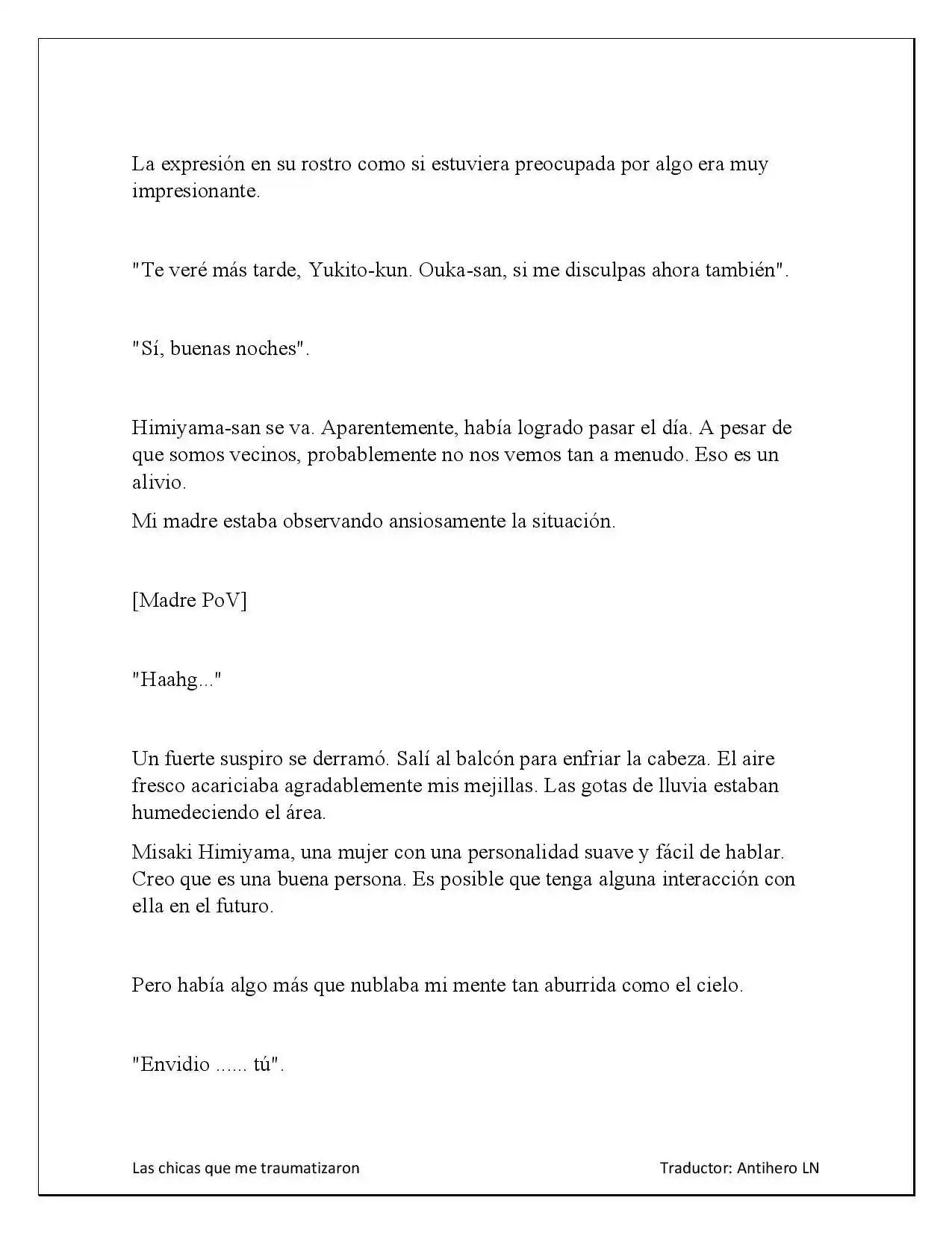 Las Chicas Que Me Traumatizaron (Novela) - Capítulo 2.20 - Página 14 - LectorTMOo
