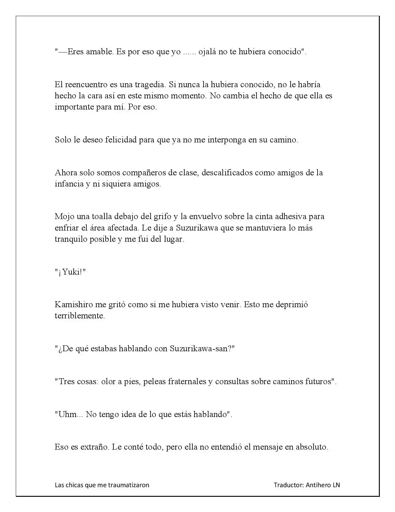 Las Chicas Que Me Traumatizaron (Novela) - Capítulo 3.10 - Página 4 - LectorTMOo