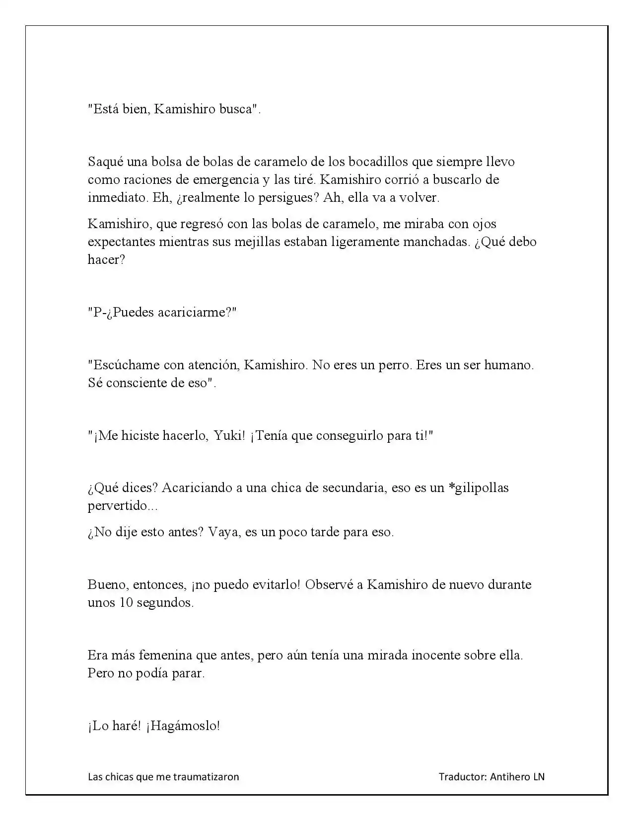 Las Chicas Que Me Traumatizaron (Novela) - Capítulo 3.10 - Página 9 - LectorTMOo