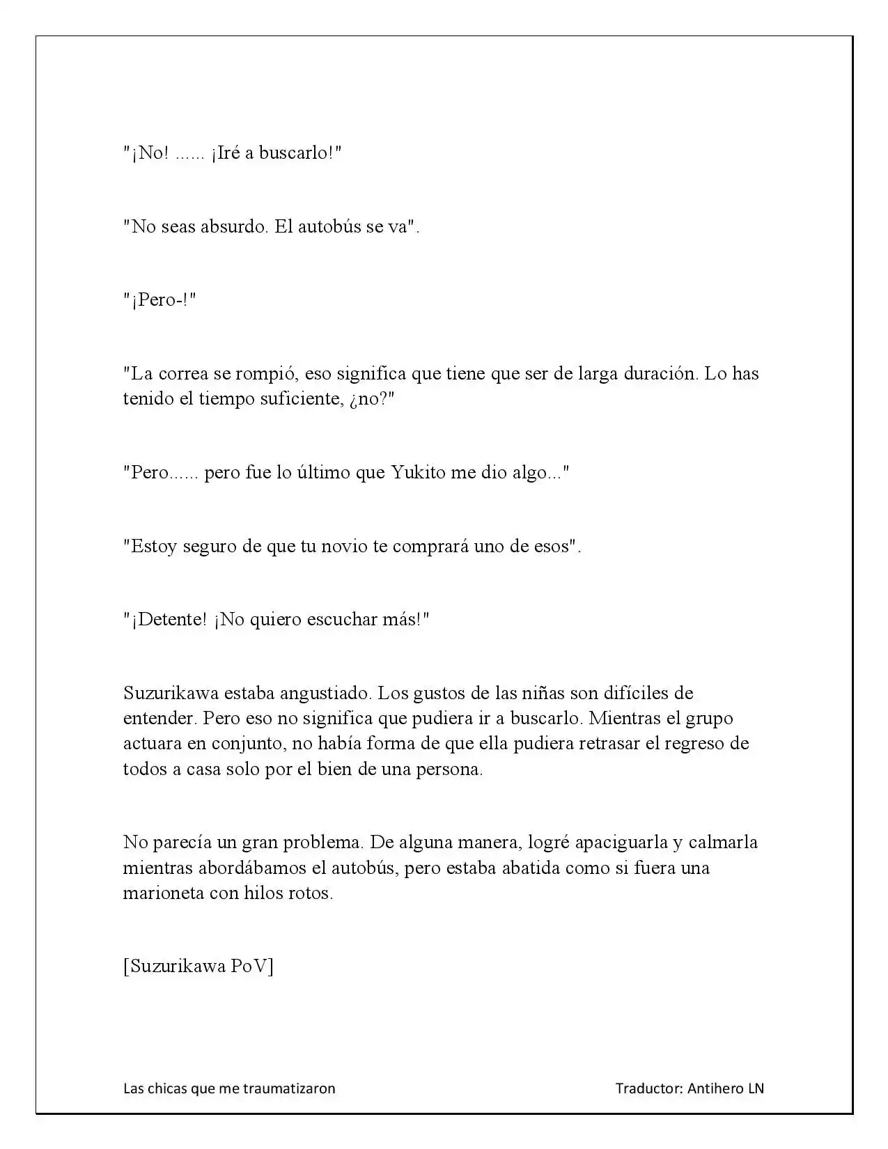 Las Chicas Que Me Traumatizaron (Novela) - Capítulo 3.10 - Página 13 - LectorTMOo