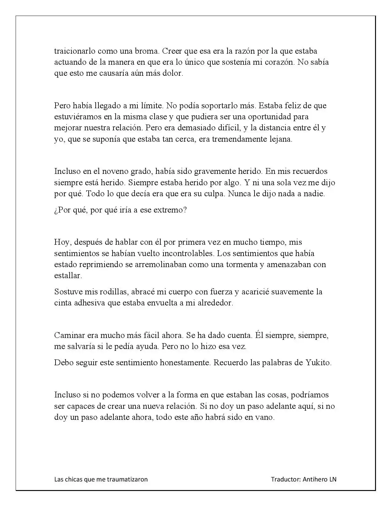 Las Chicas Que Me Traumatizaron (Novela) - Capítulo 3.10 - Página 19 - LectorTMOo
