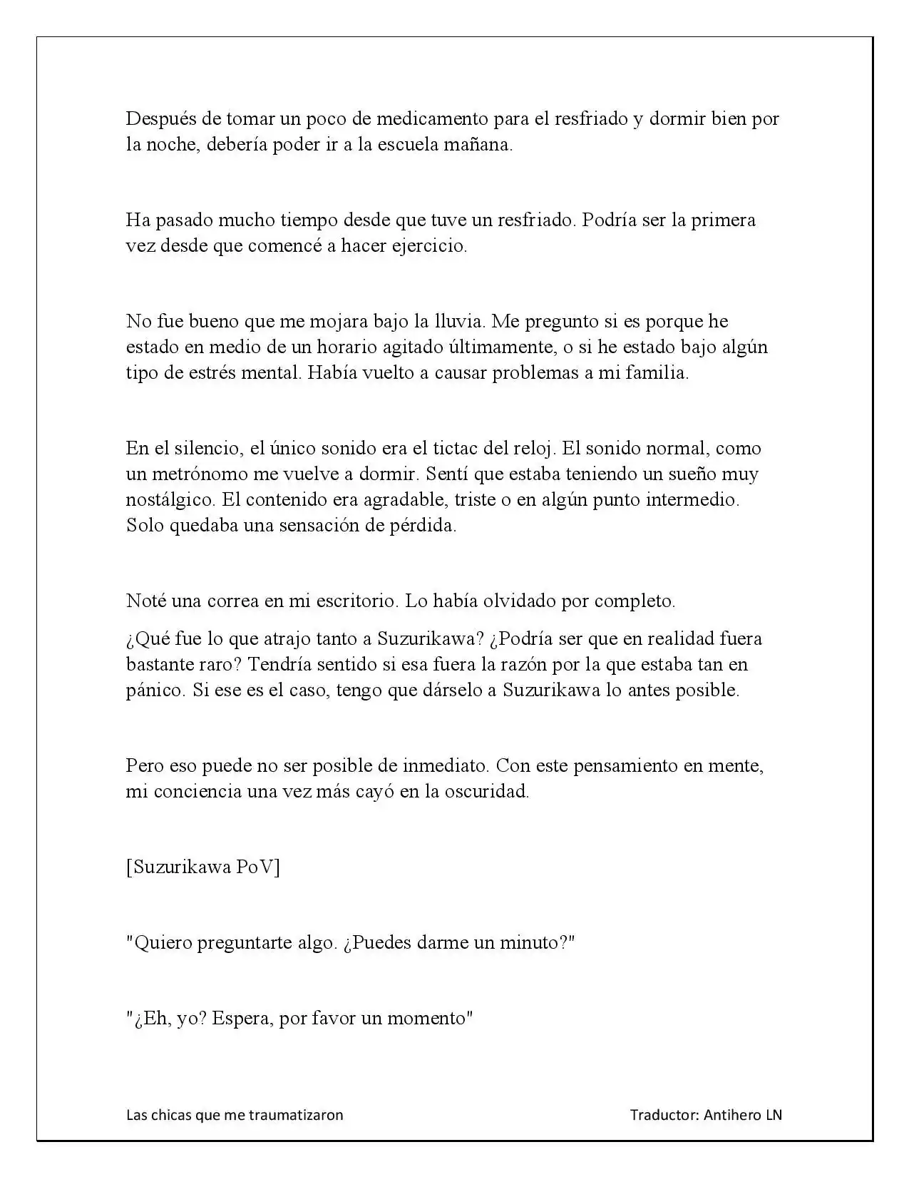 Las Chicas Que Me Traumatizaron (Novela) - Capítulo 3.20 - Página 6 - LectorTMOo