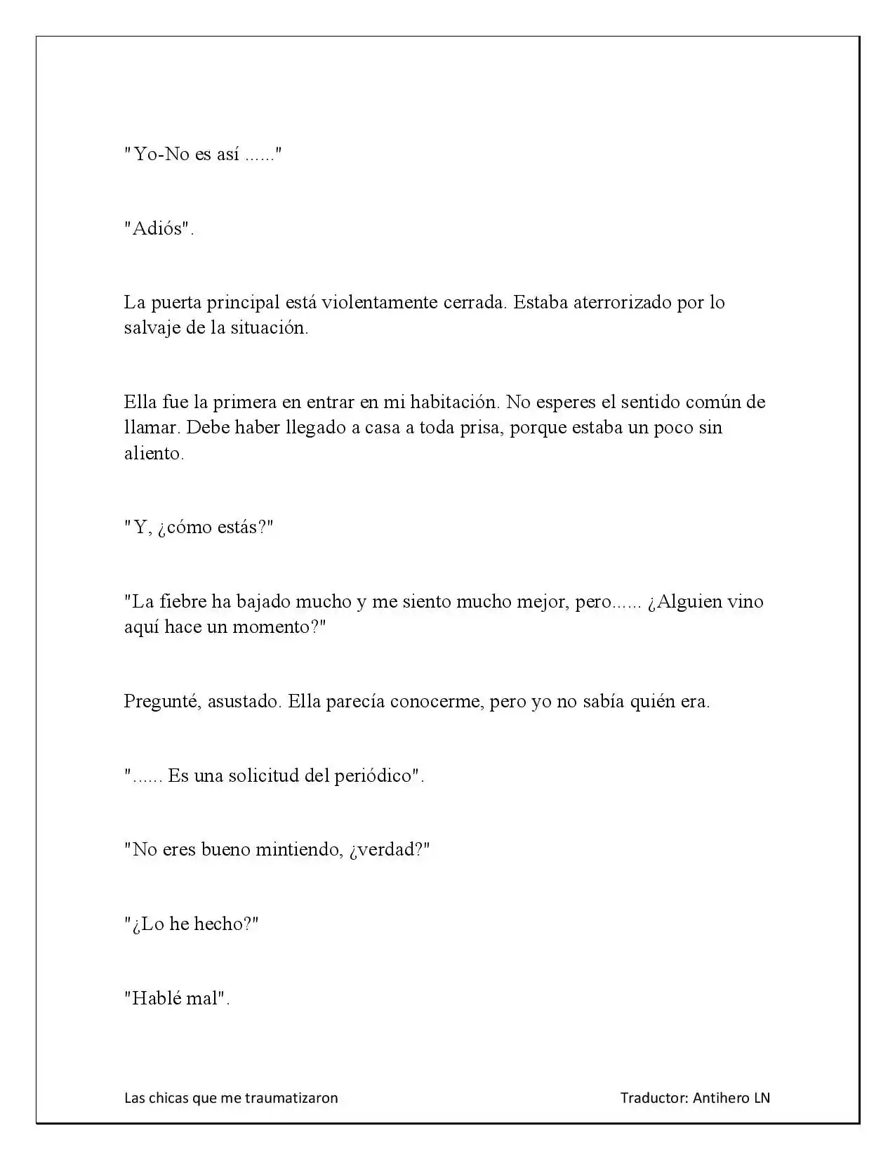 Las Chicas Que Me Traumatizaron (Novela) - Capítulo 3.20 - Página 12 - LectorTMOo