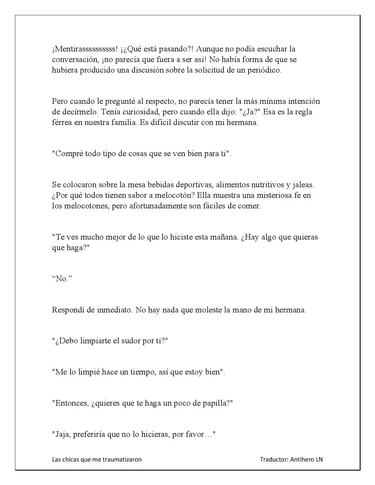 Las Chicas Que Me Traumatizaron (Novela) - Capítulo 3.20 - Página 13 - LectorTMOo