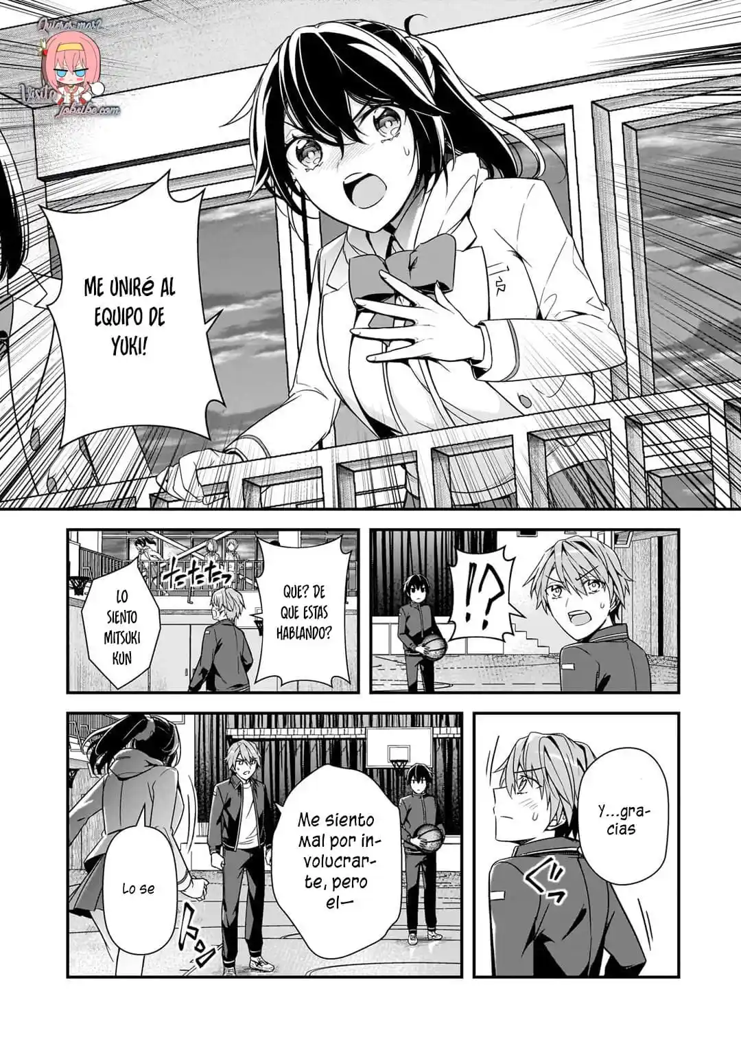 Las Chicas Que Me Traumatizaron Me Están Mirando, Pero Desafortunadamente Es Demasiado Tarde. (Manga) - Capítulo 11.2 - Página 9 - LectorTMOo