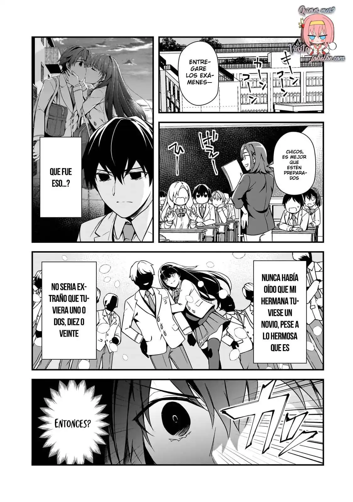 Las Chicas Que Me Traumatizaron Me Están Mirando, Pero Desafortunadamente Es Demasiado Tarde. (Manga) - Capítulo 12.1 - Página 4 - LectorTMOo