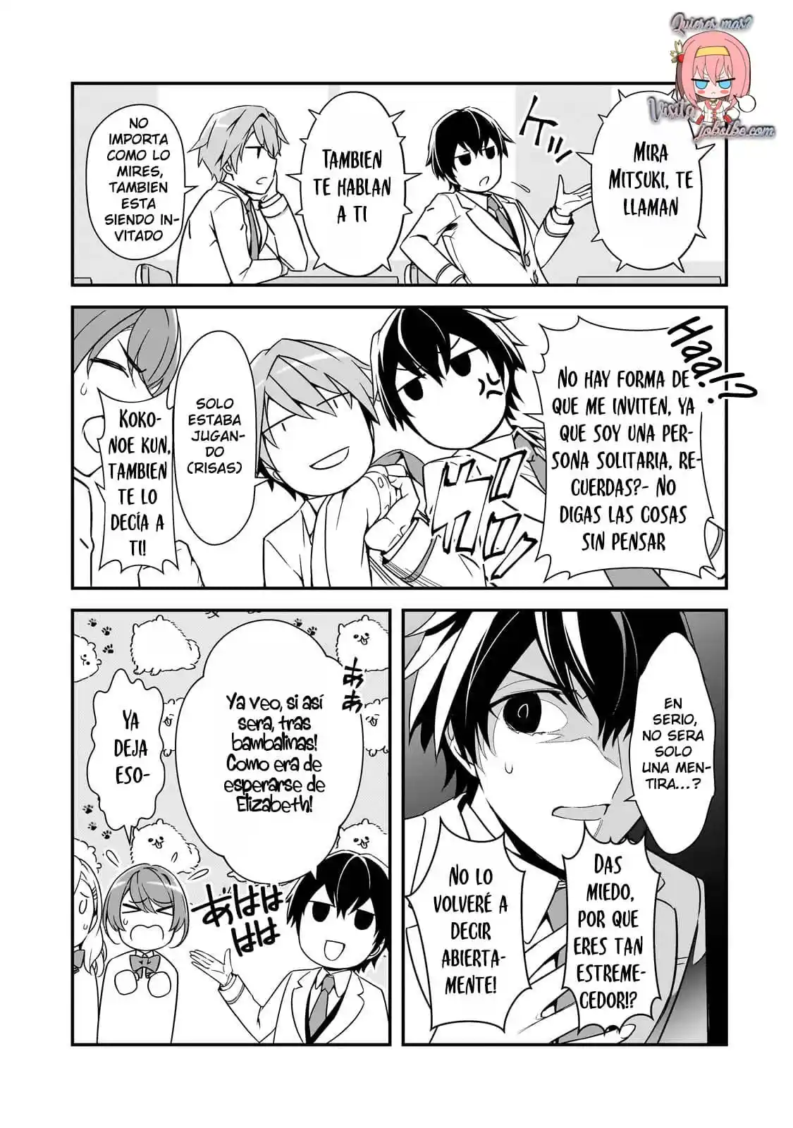 Las Chicas Que Me Traumatizaron Me Están Mirando, Pero Desafortunadamente Es Demasiado Tarde. (Manga) - Capítulo 12.1 - Página 8 - LectorTMOo