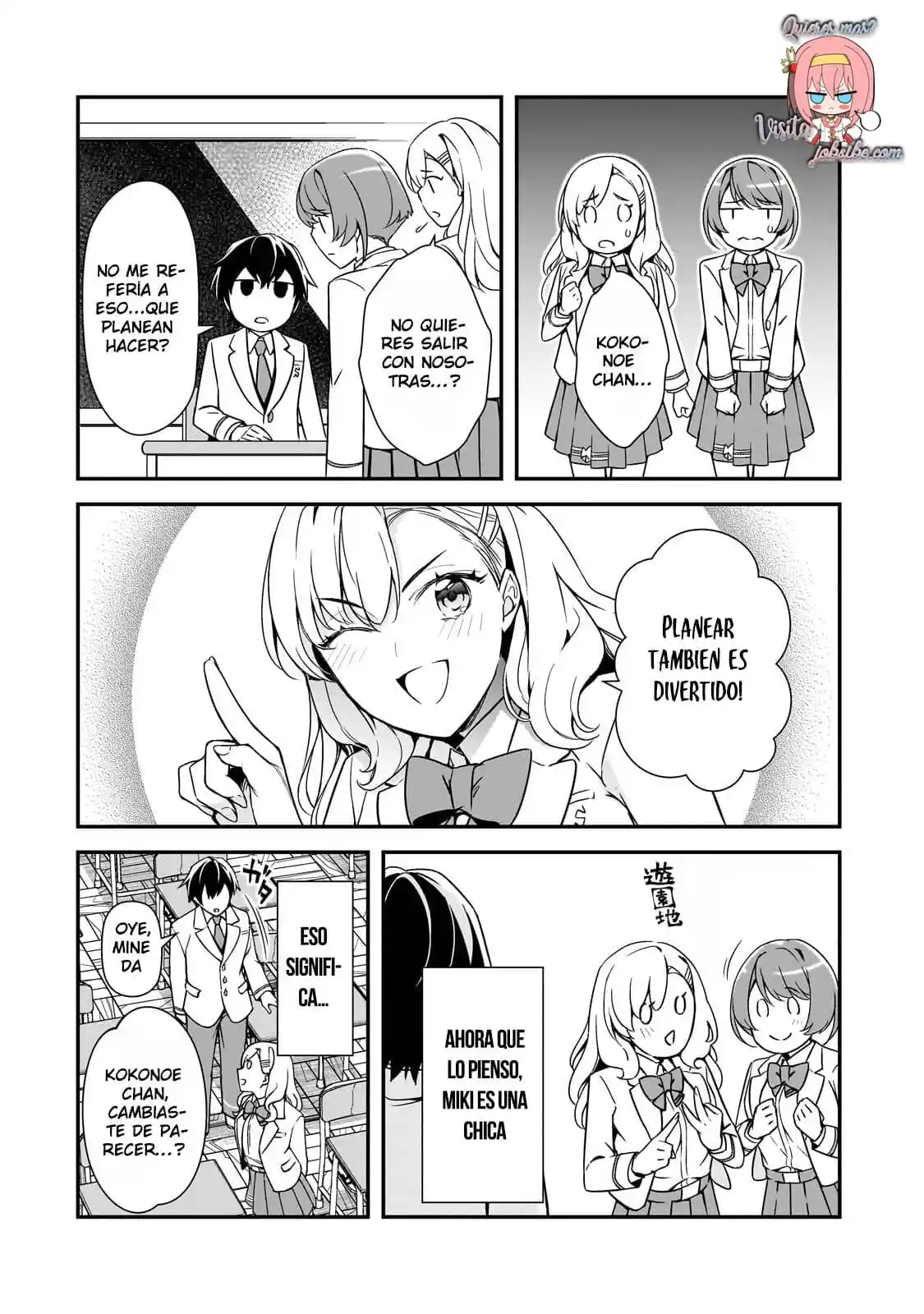 Las Chicas Que Me Traumatizaron Me Están Mirando, Pero Desafortunadamente Es Demasiado Tarde. (Manga) - Capítulo 12.1 - Página 9 - LectorTMOo