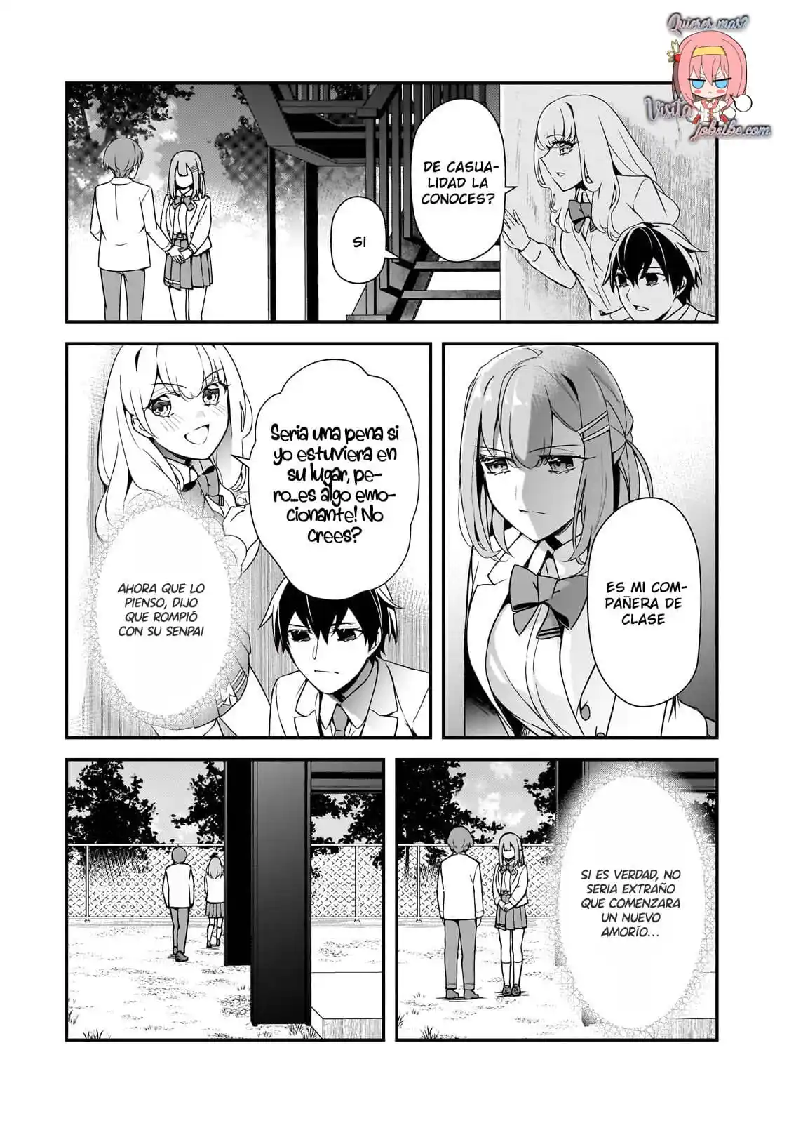 Las Chicas Que Me Traumatizaron Me Están Mirando, Pero Desafortunadamente Es Demasiado Tarde. (Manga) - Capítulo 12.1 - Página 19 - LectorTMOo