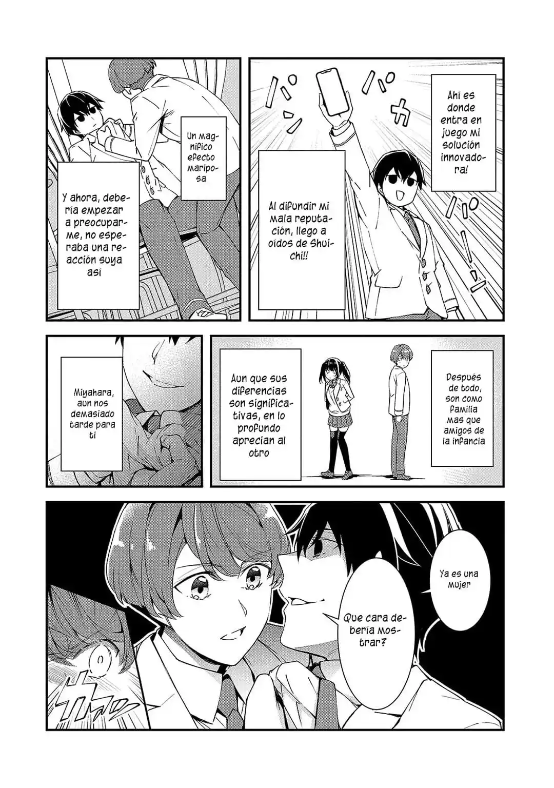 Las Chicas Que Me Traumatizaron Me Están Mirando, Pero Desafortunadamente Es Demasiado Tarde. (Manga) - Capítulo 14.1 - Página 9 - LectorTMOo