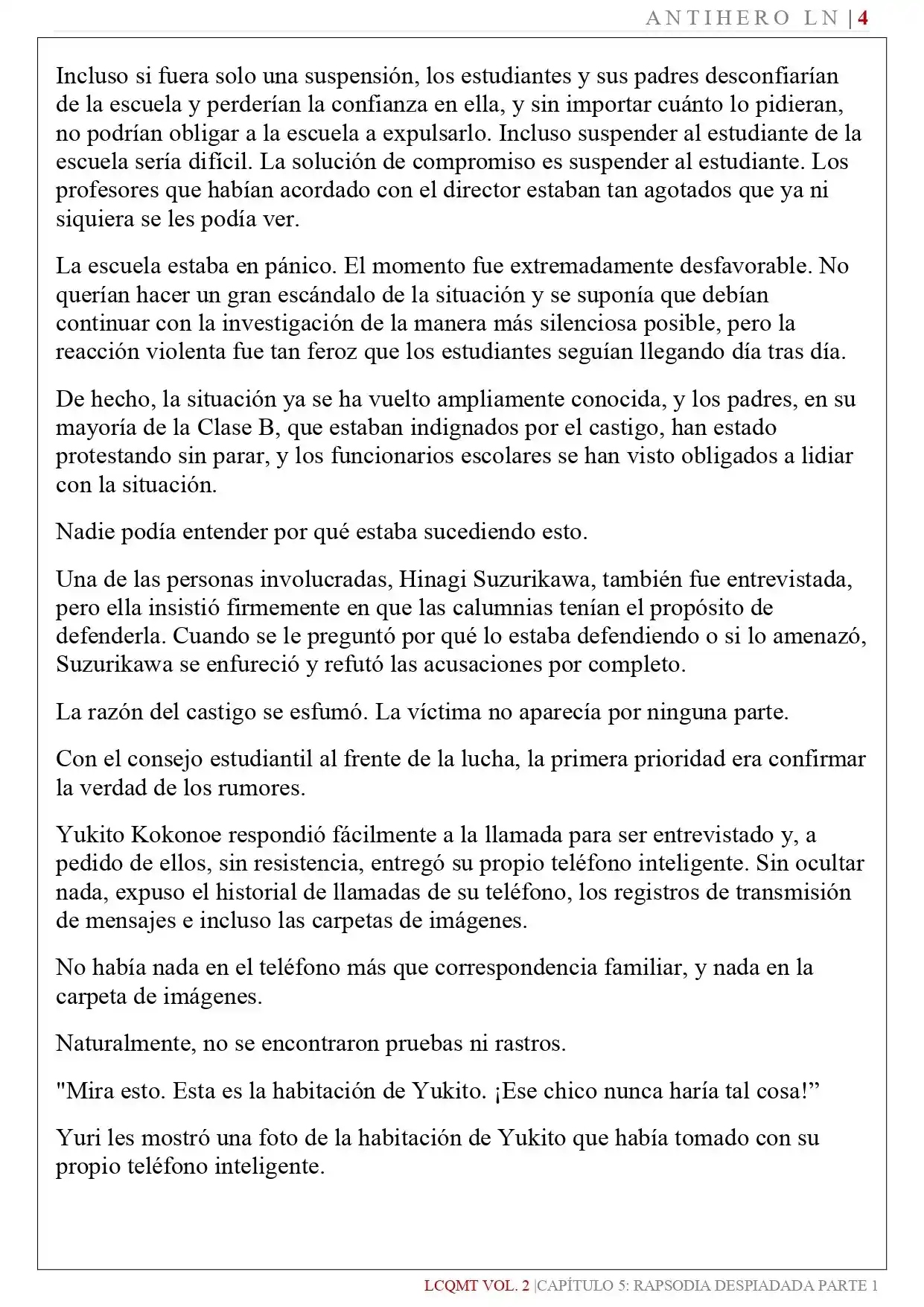 Las Chicas Que Me Traumatizaron Me Están Mirando, Pero Desafortunadamente Es Demasiado Tarde. (Novela) - Capítulo 15 - Página 6 - LectorTMOo