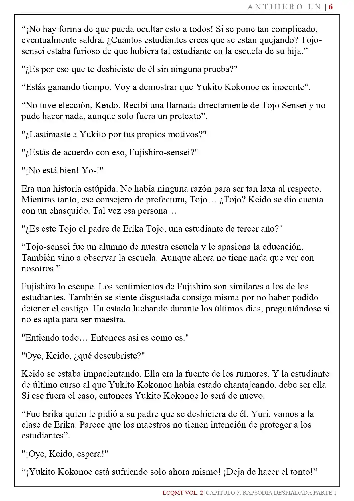 Las Chicas Que Me Traumatizaron Me Están Mirando, Pero Desafortunadamente Es Demasiado Tarde. (Novela) - Capítulo 15 - Página 8 - LectorTMOo