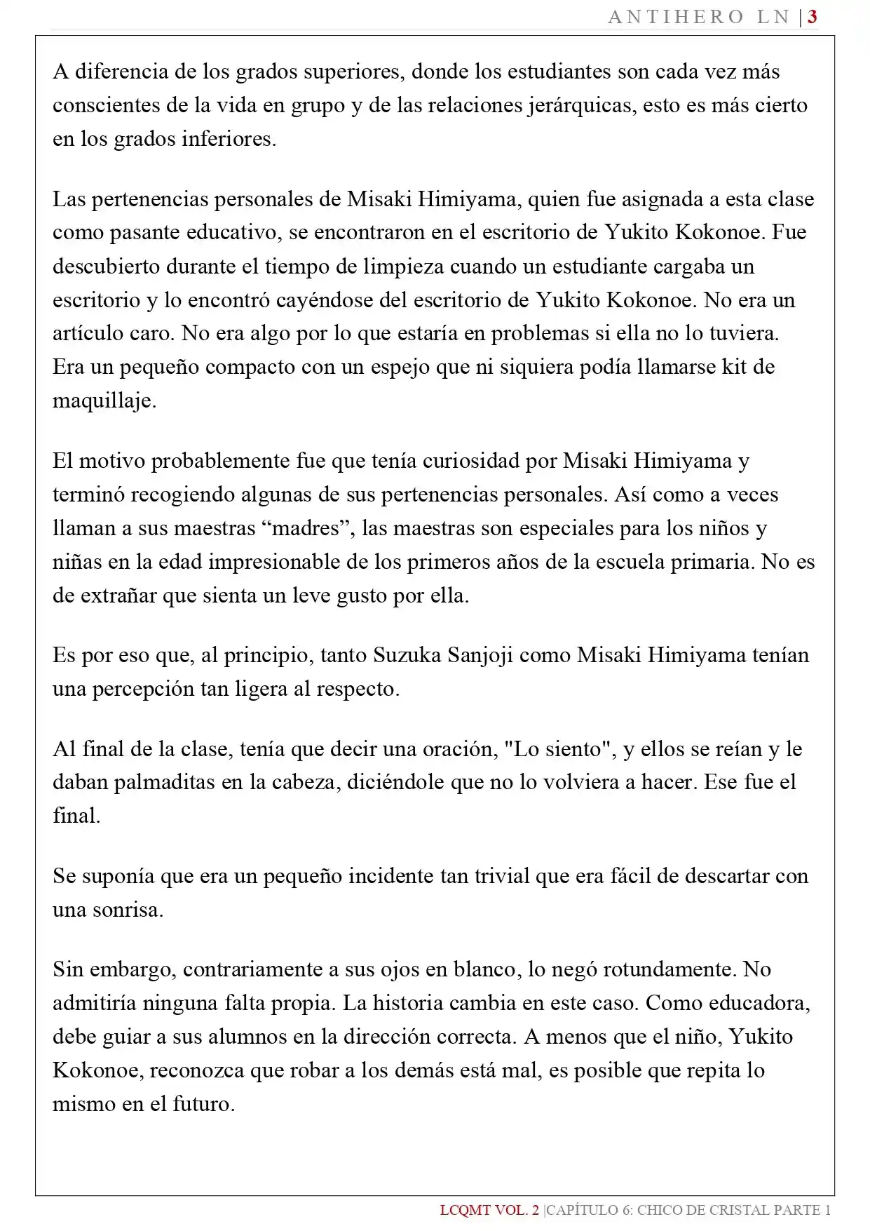 Las Chicas Que Me Traumatizaron Me Están Mirando, Pero Desafortunadamente Es Demasiado Tarde. (Novela) - Capítulo 16 - Página 5 - LectorTMOo