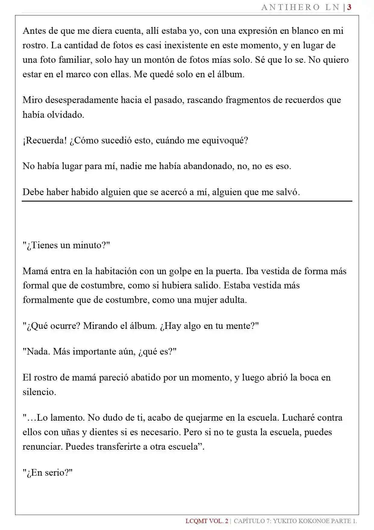Las Chicas Que Me Traumatizaron Me Están Mirando, Pero Desafortunadamente Es Demasiado Tarde. (Novela) - Capítulo 17 - Página 5 - LectorTMOo