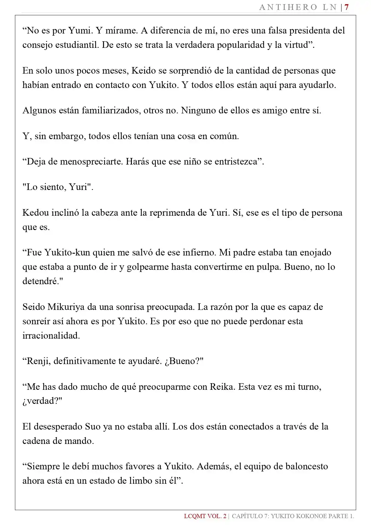 Las Chicas Que Me Traumatizaron Me Están Mirando, Pero Desafortunadamente Es Demasiado Tarde. (Novela) - Capítulo 17 - Página 9 - LectorTMOo