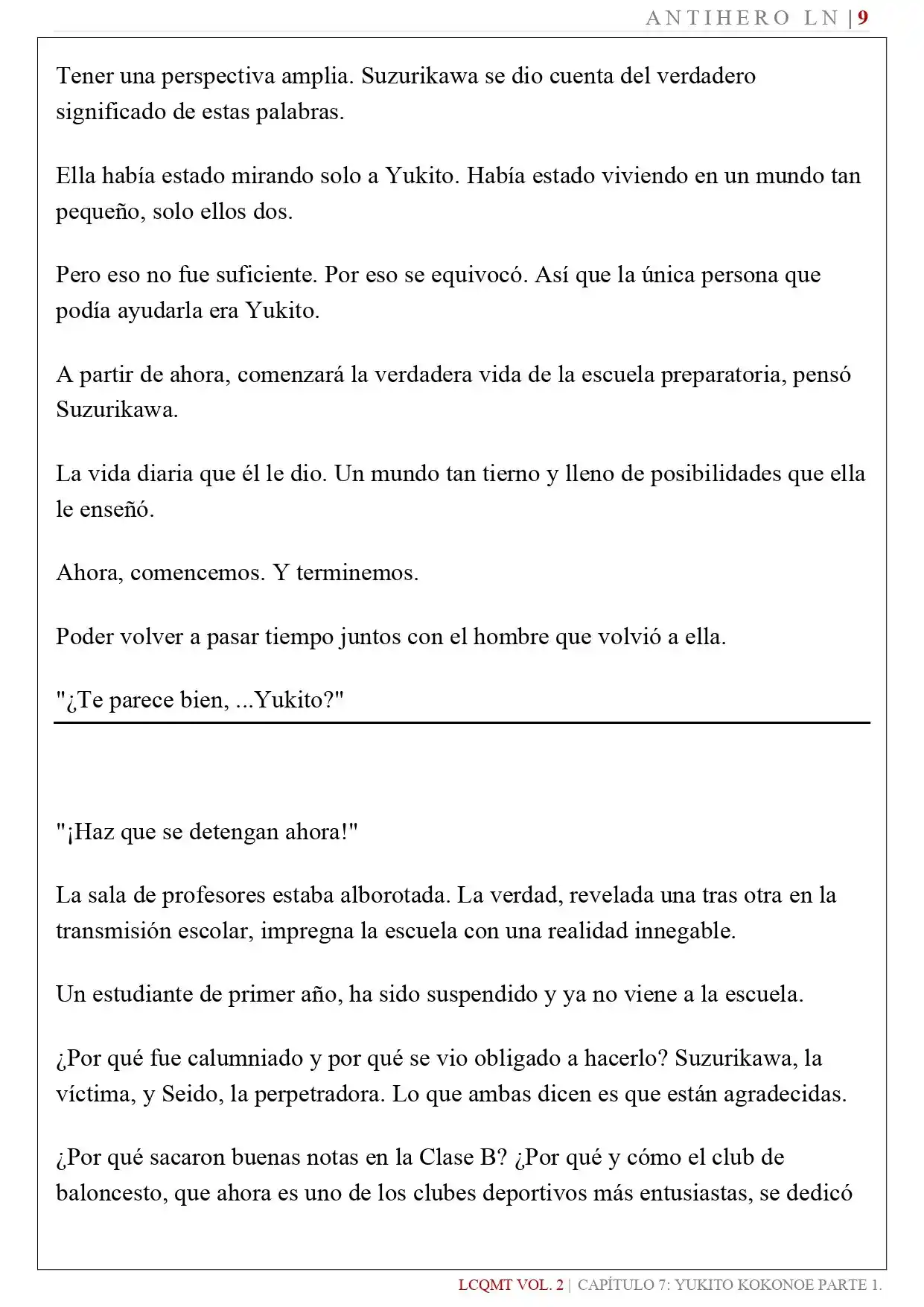 Las Chicas Que Me Traumatizaron Me Están Mirando, Pero Desafortunadamente Es Demasiado Tarde. (Novela) - Capítulo 17 - Página 11 - LectorTMOo