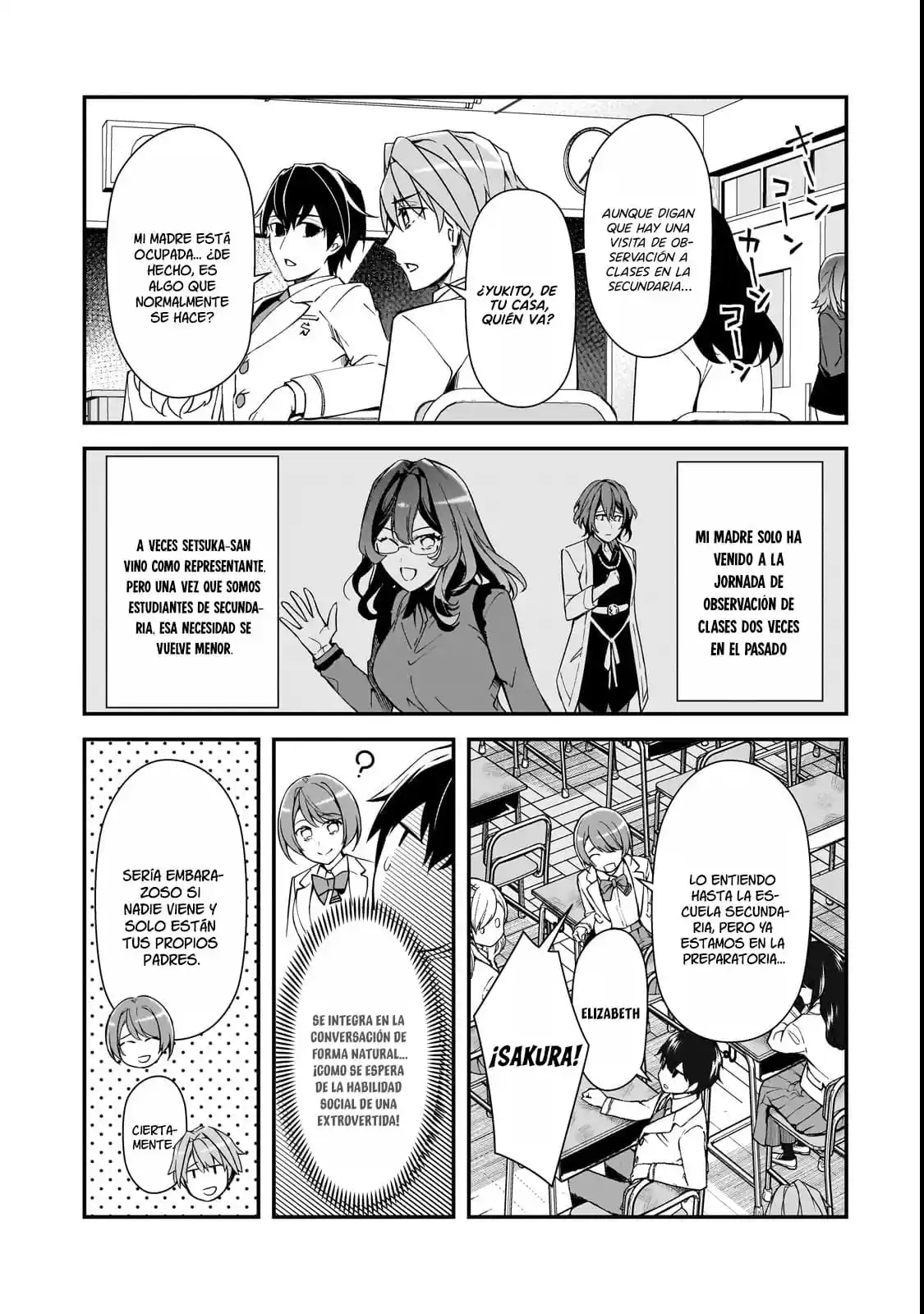 Las Chicas Que Me Traumatizaron Me Están Mirando, Pero Desafortunadamente Es Demasiado Tarde. (Manga) - Capítulo 18.2 - Página 4 - LectorTMOo
