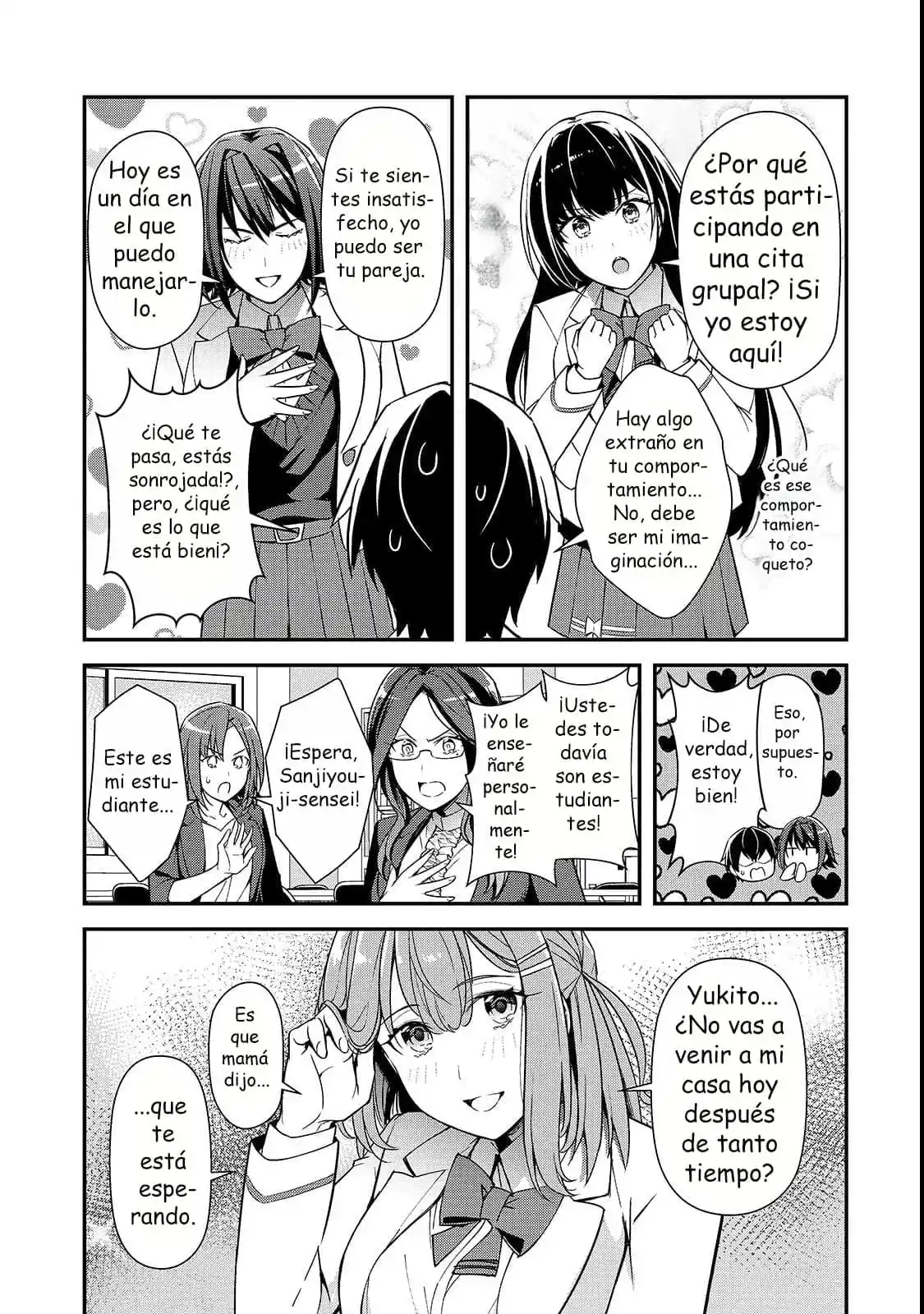 Las Chicas Que Me Traumatizaron Me Están Mirando, Pero Desafortunadamente Es Demasiado Tarde. (Manga) - Capítulo 19.2 - Página 17 - LectorTMOo